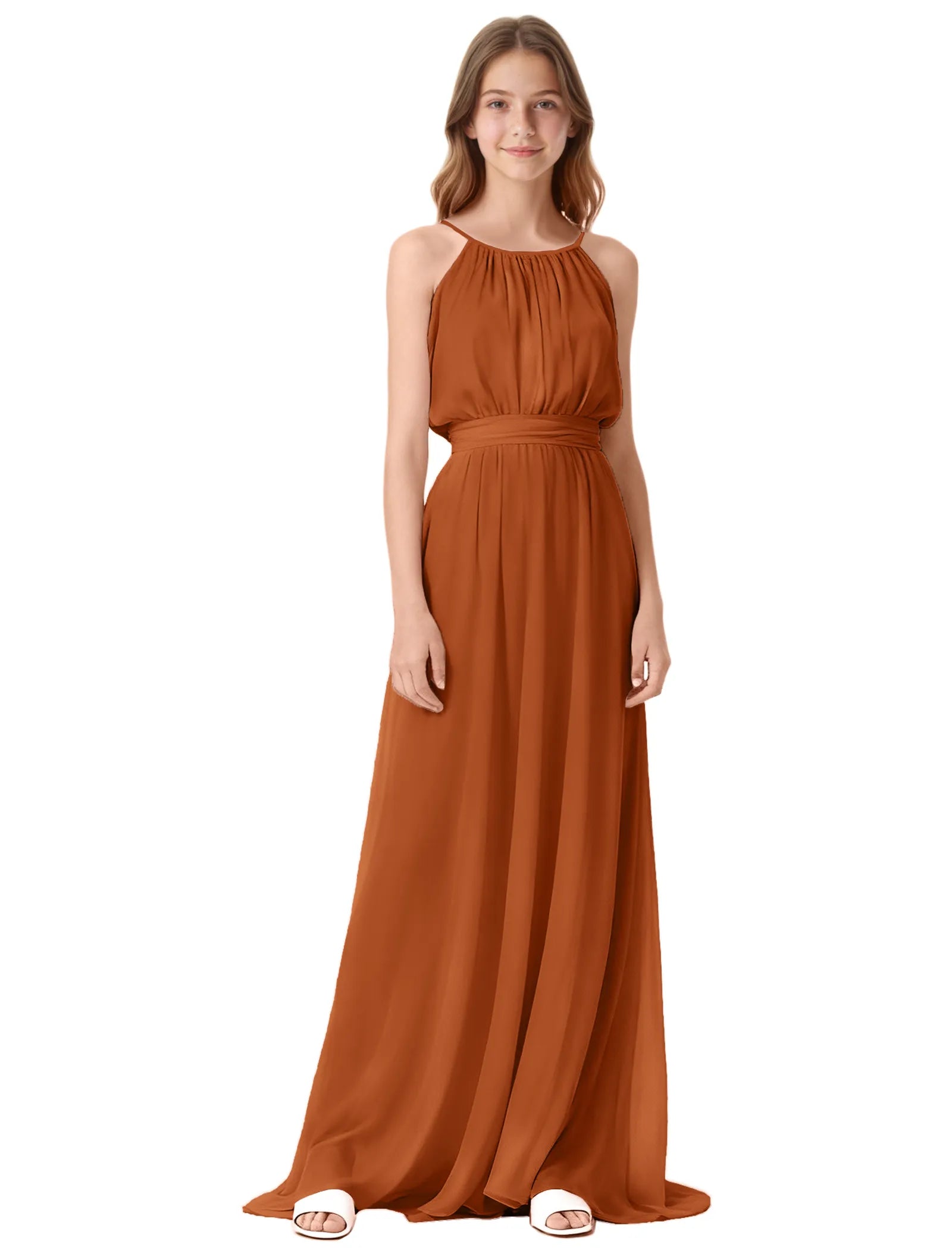 Formal Occasion Halter Dress for Tween Girls