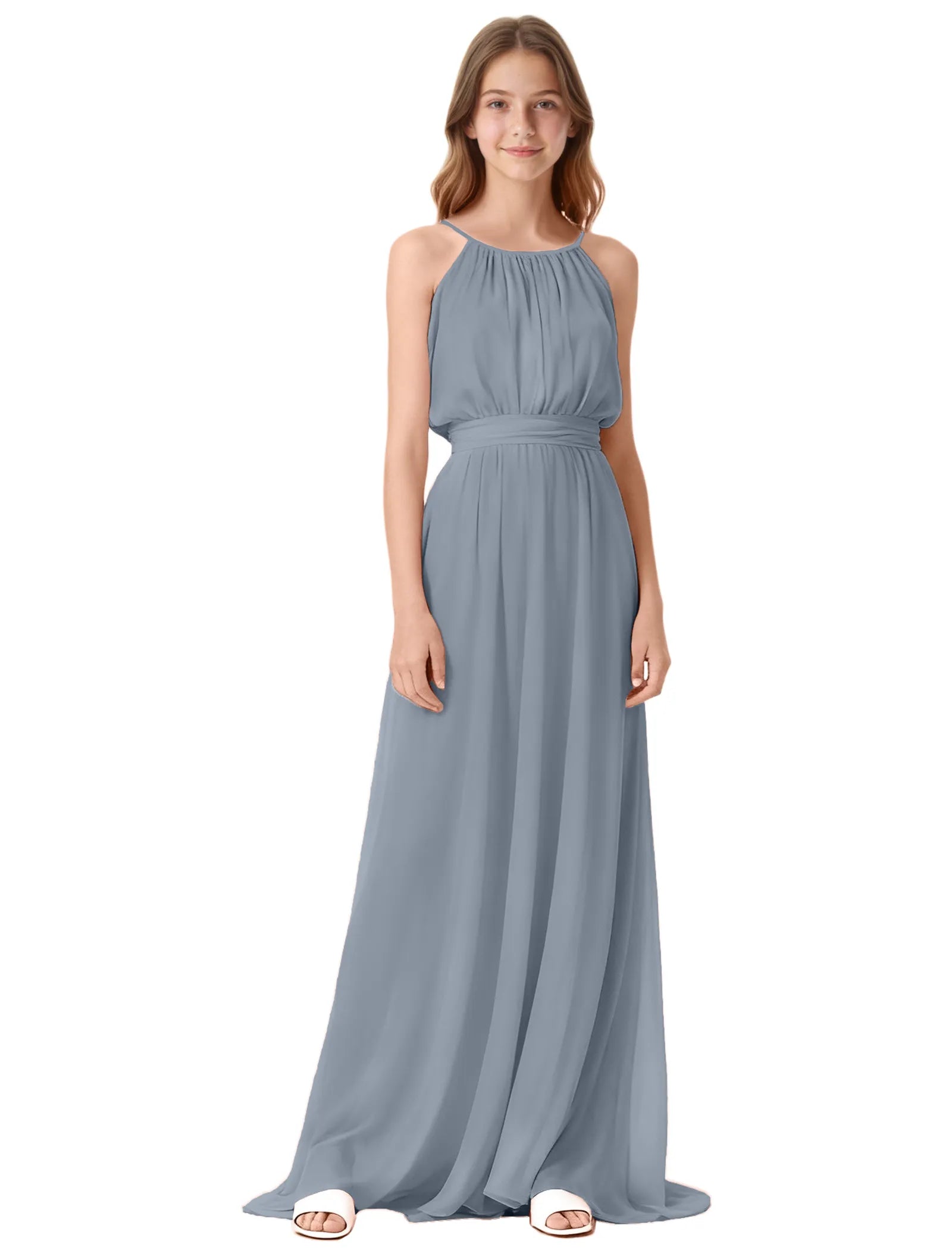 Formal Occasion Halter Dress for Tween Girls