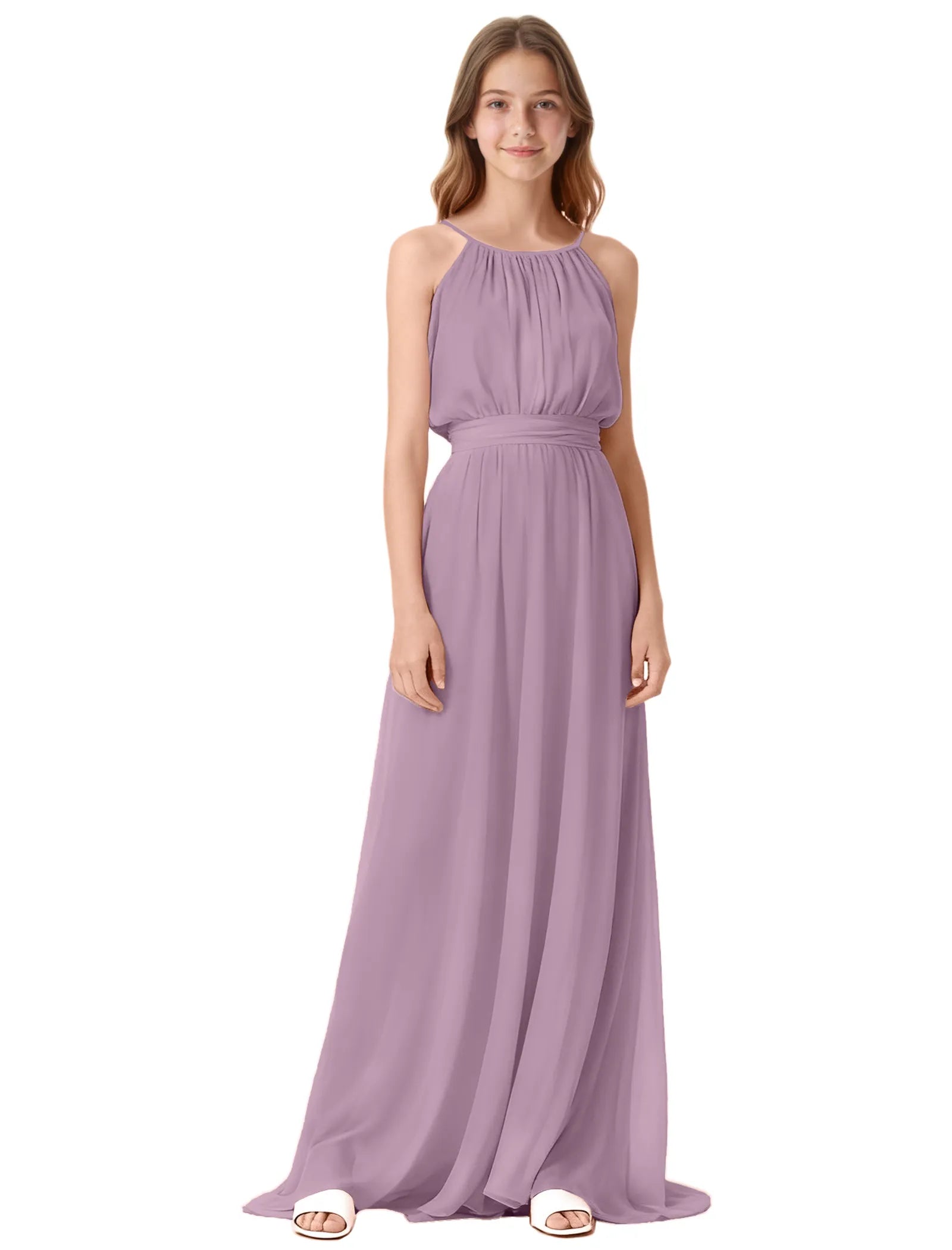 Formal Occasion Halter Dress for Tween Girls