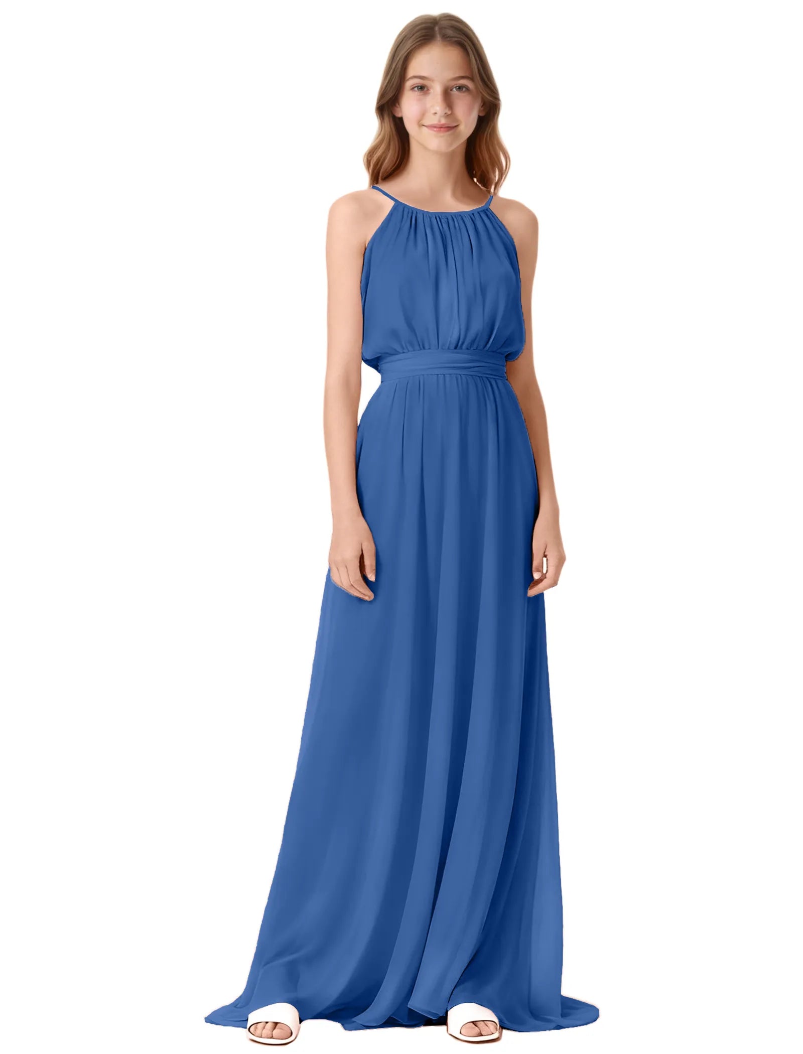 Formal Occasion Halter Dress for Tween Girls