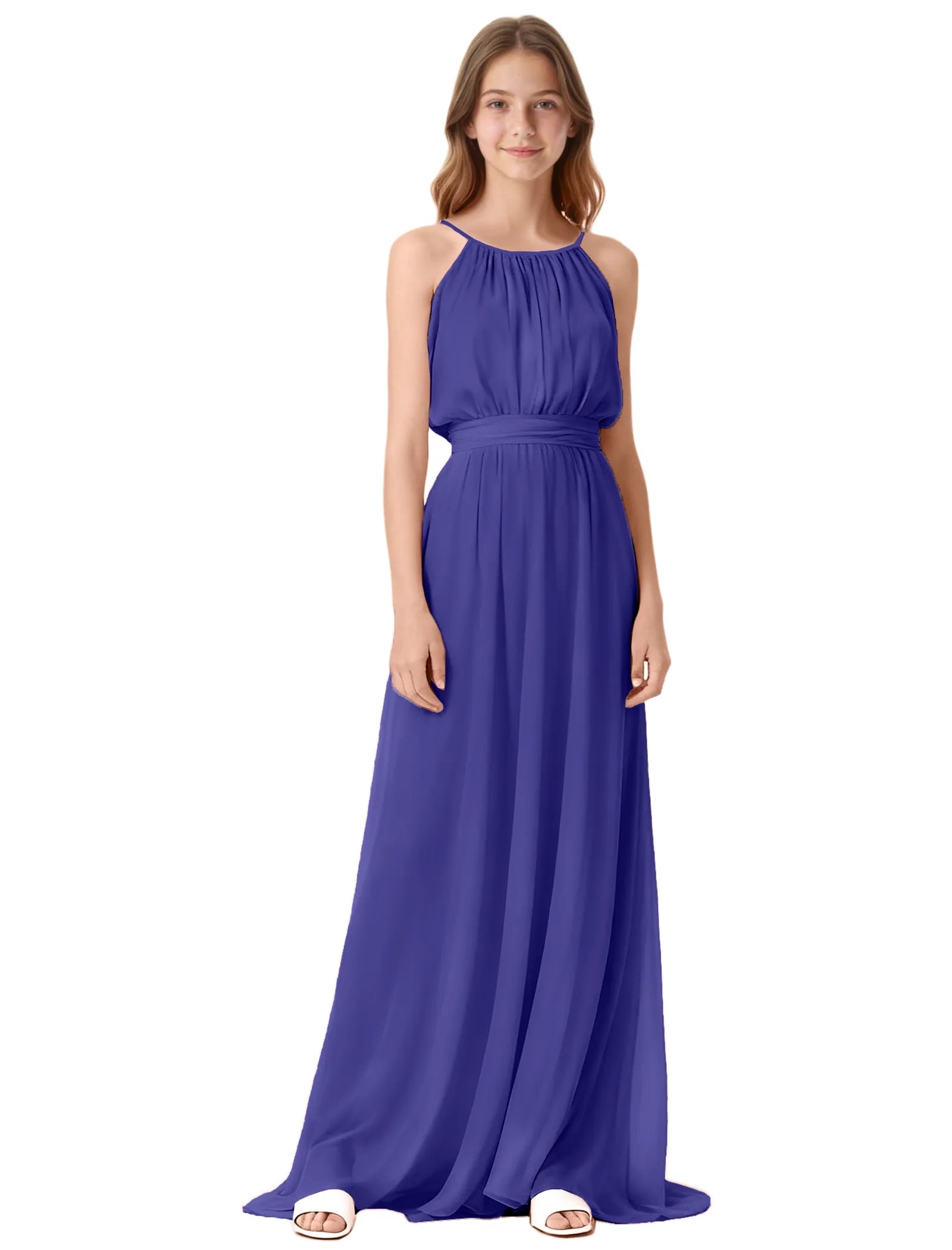 Formal Occasion Halter Dress for Tween Girls