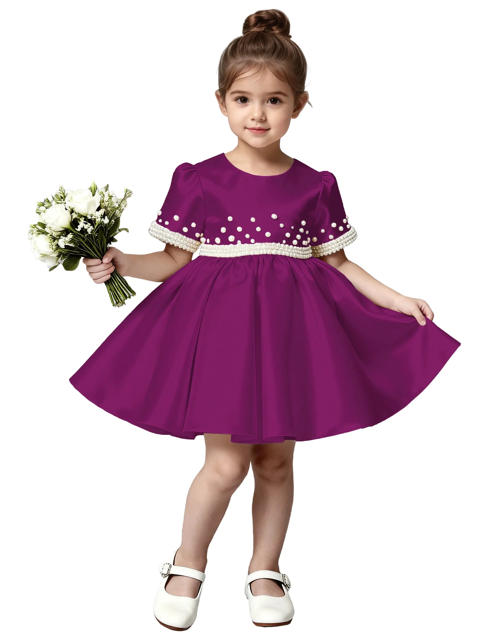 Vestido de princesa sin mangas de encaje