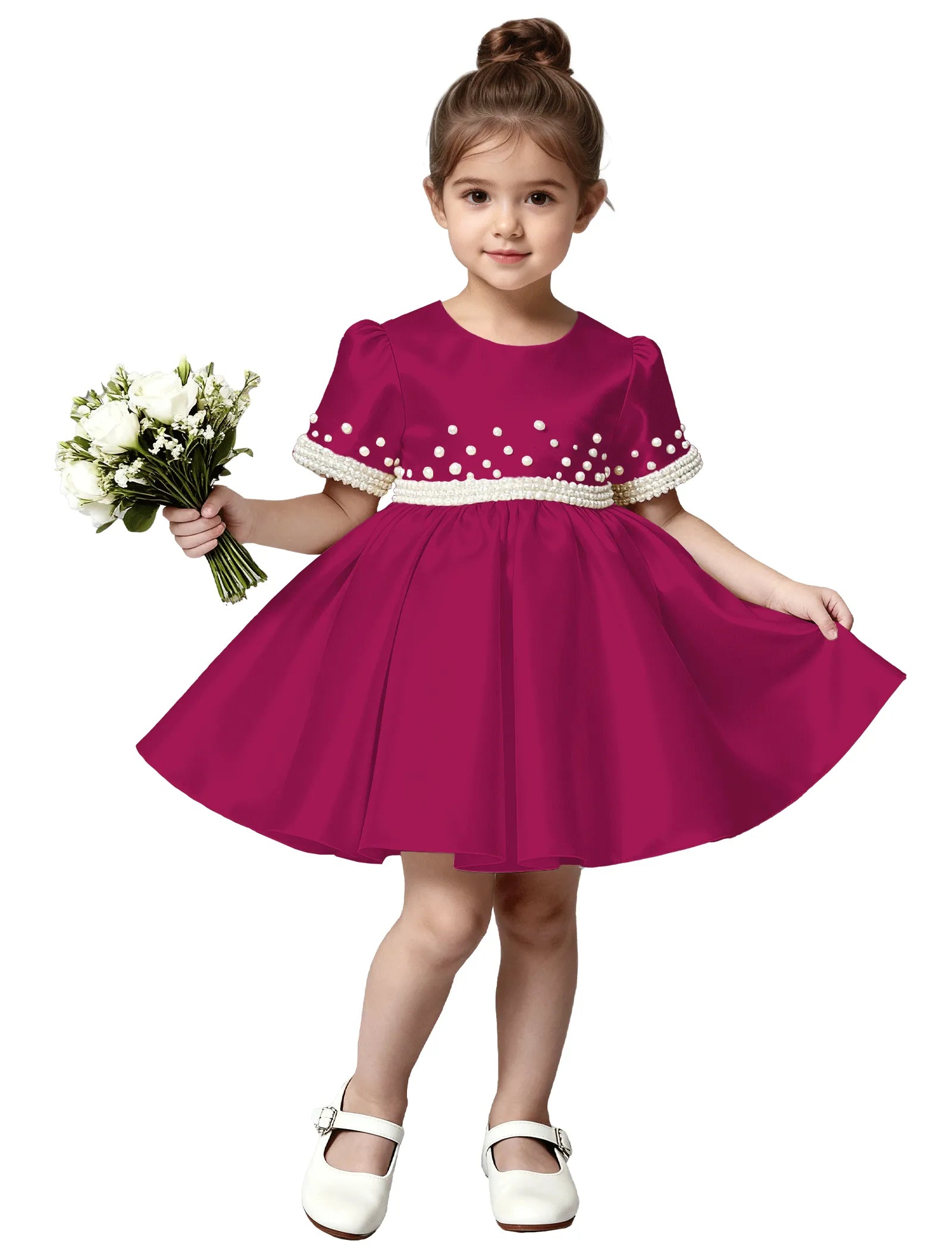 Vestido de princesa sin mangas de encaje