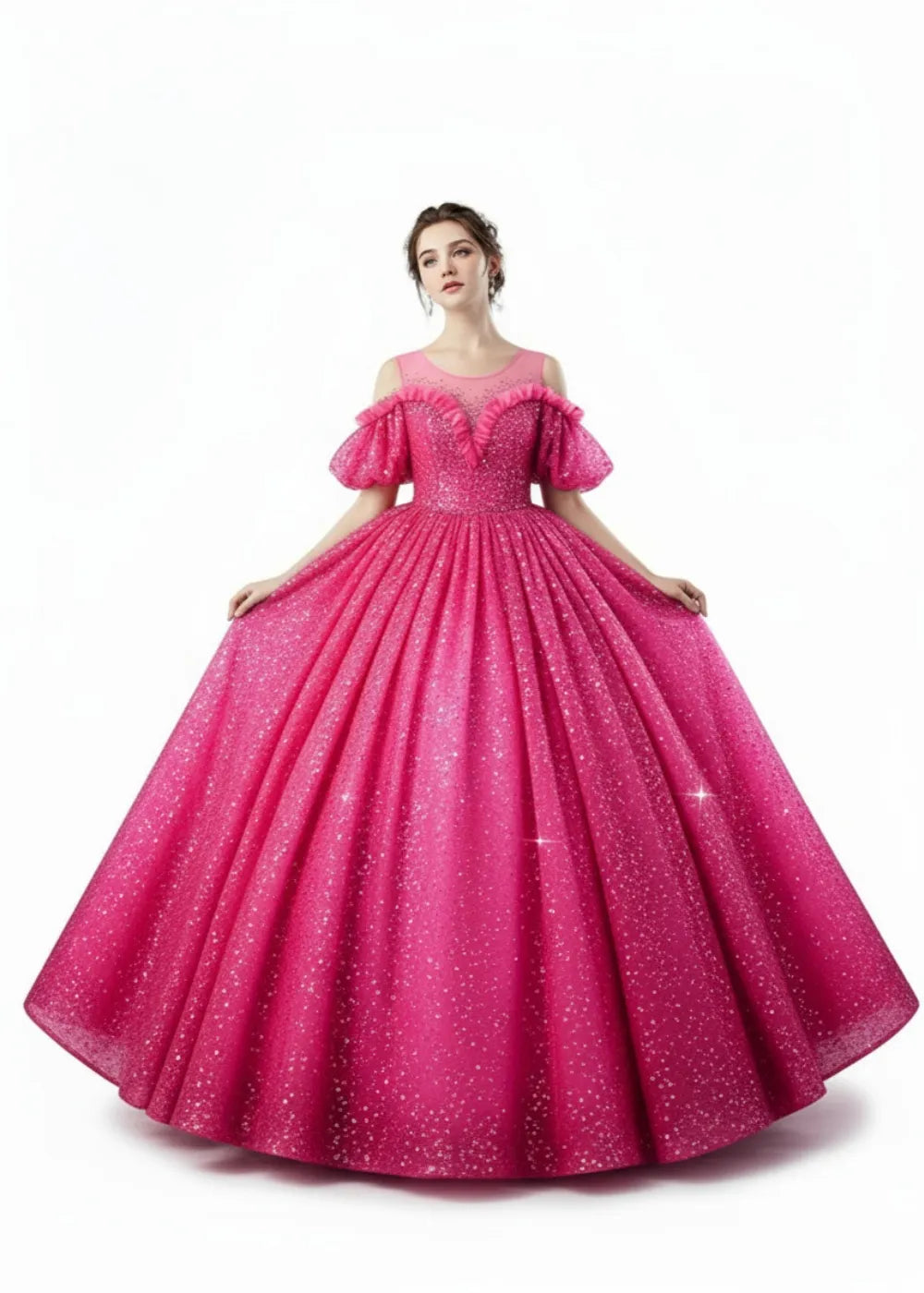 Galaxy Whisper Evening Dress