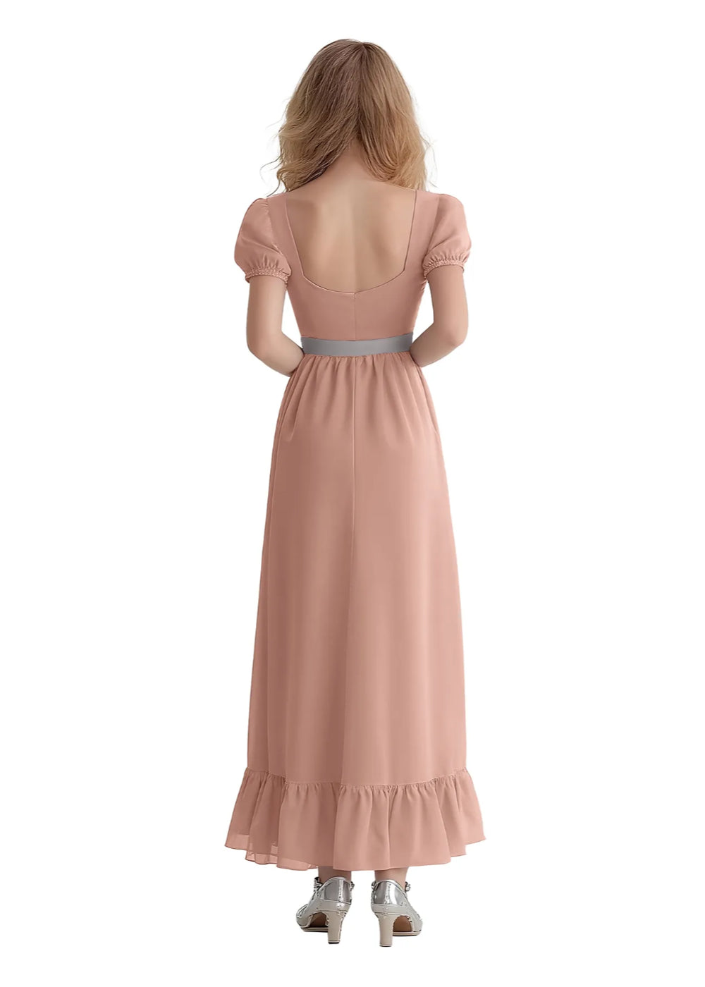 Long Chiffon Junior Bridesmaid Dresses
