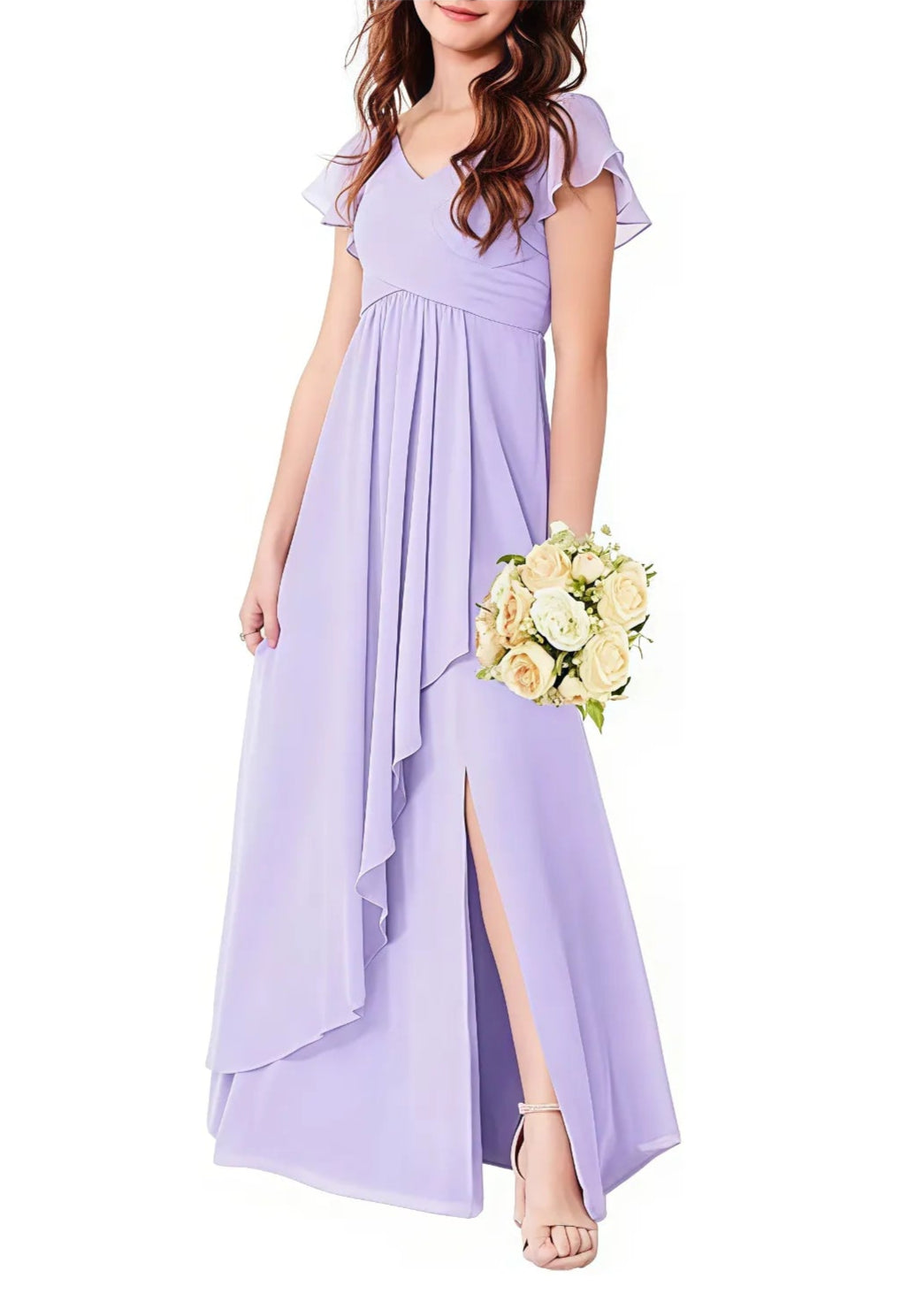 Grecian Junior Bridesmaid Dress