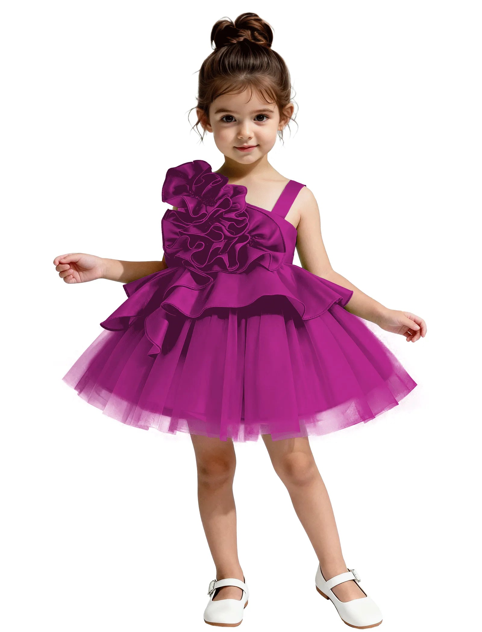 Cute One Shoulder Birthday Dress