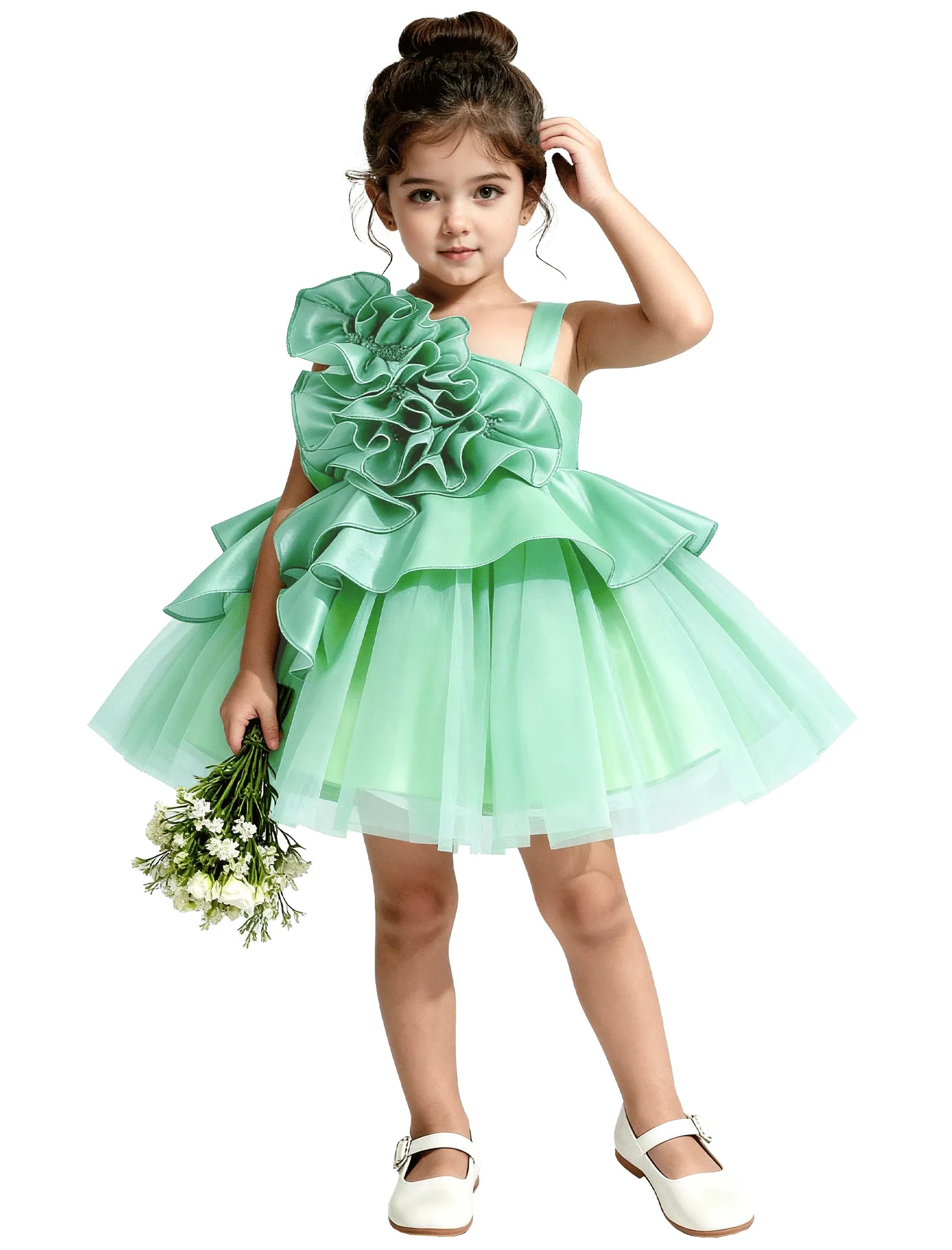 Cute One Shoulder Birthday Dress