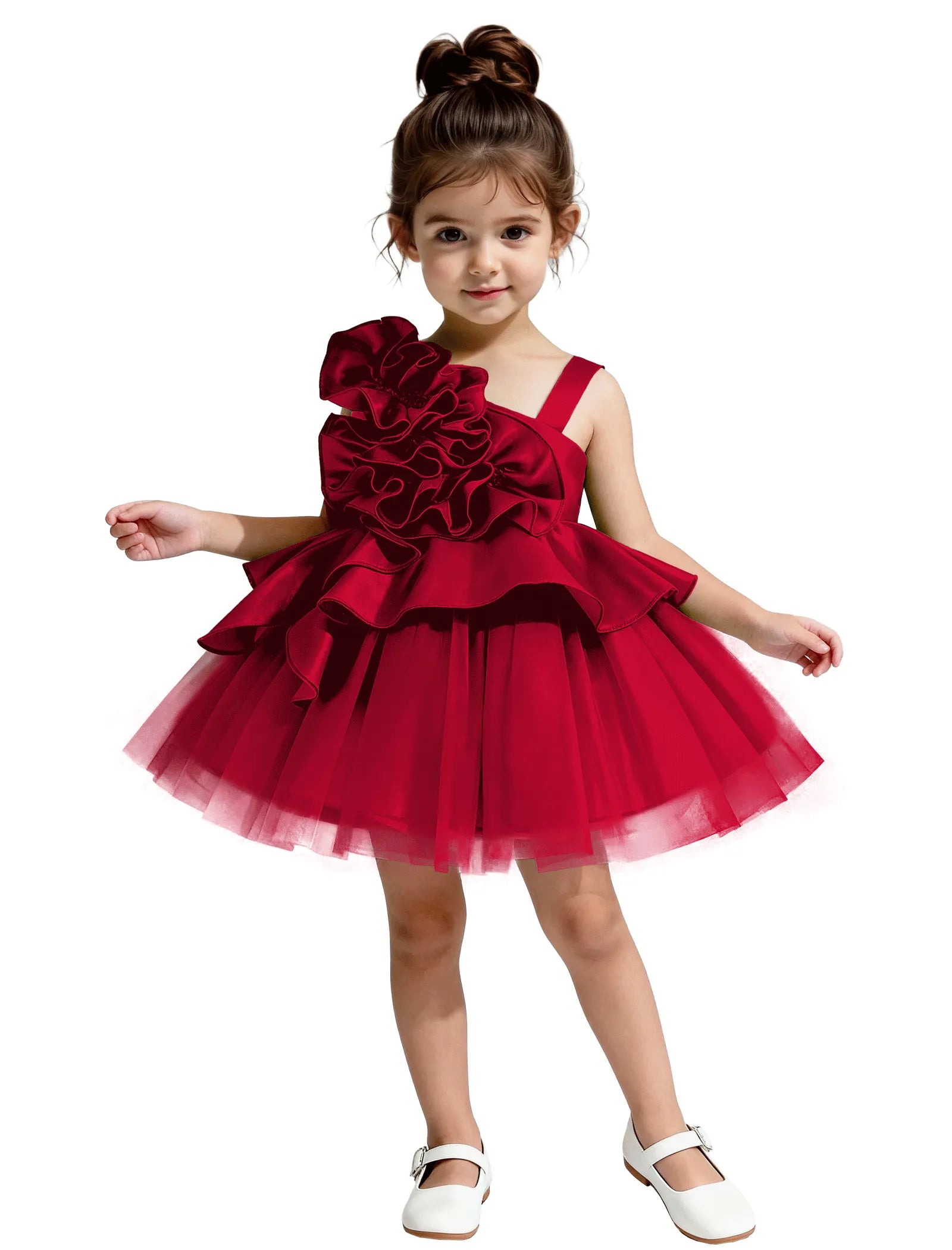 Cute One Shoulder Birthday Dress