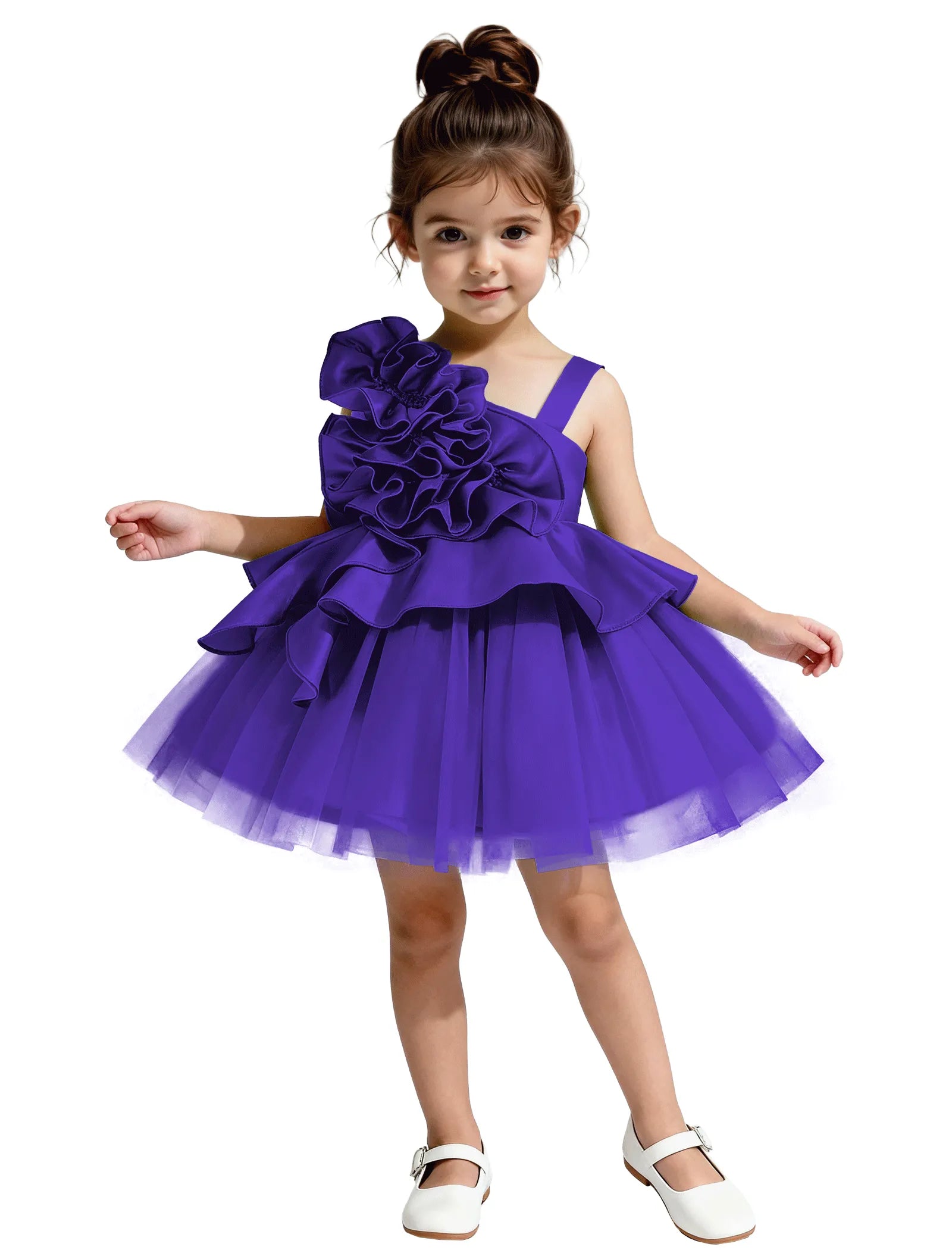 Cute One Shoulder Birthday Dress