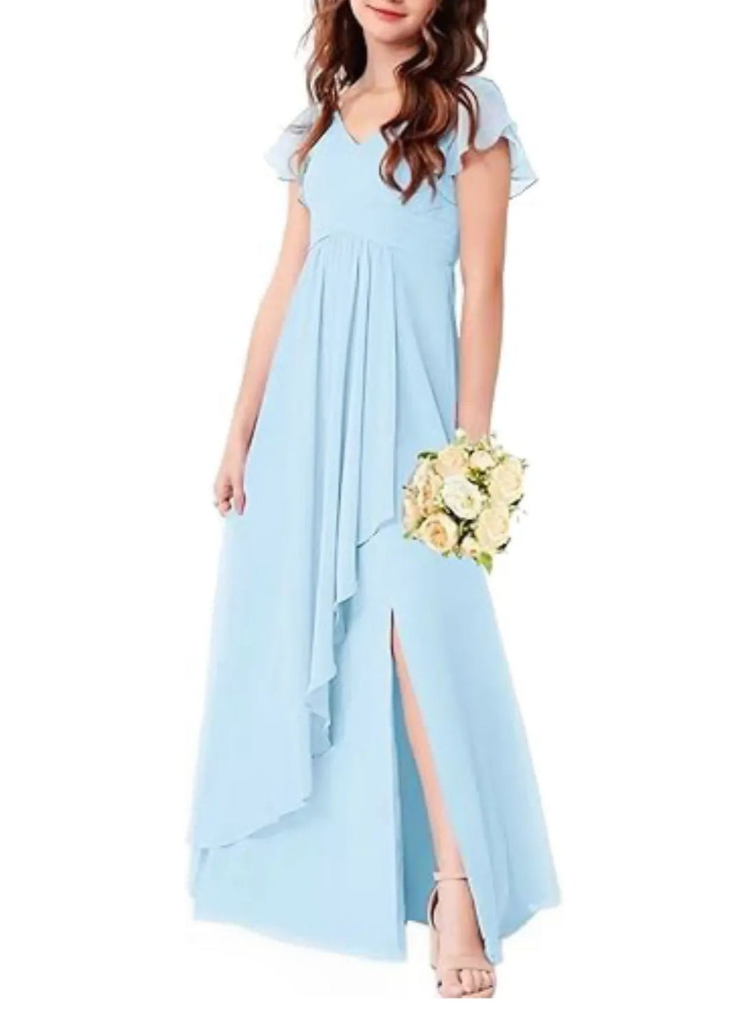 Grecian Junior Bridesmaid Dress