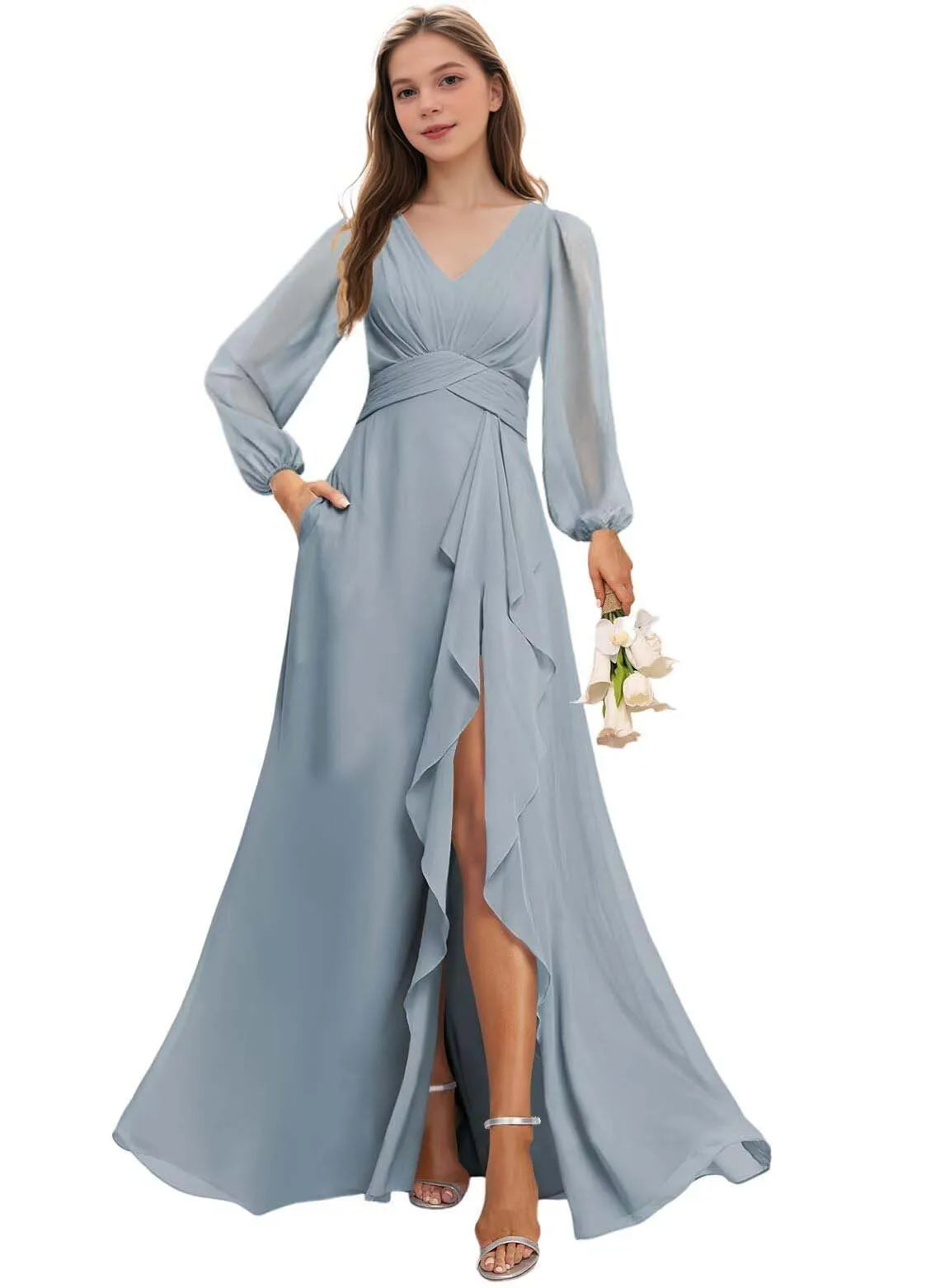 Grace Long Sleeve Bridesmaid Dress