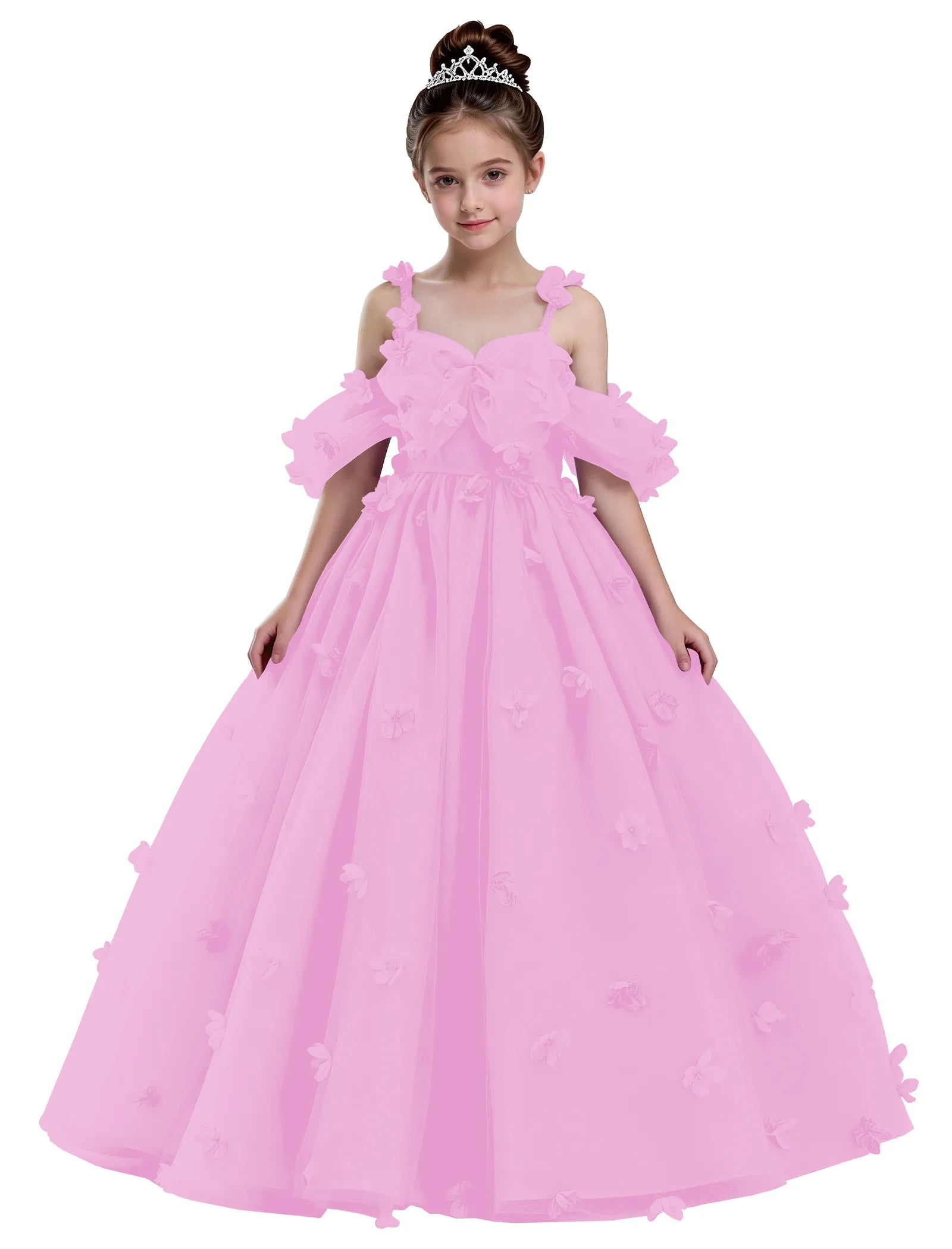 Spitzenkleid mit schulterfreiem Design