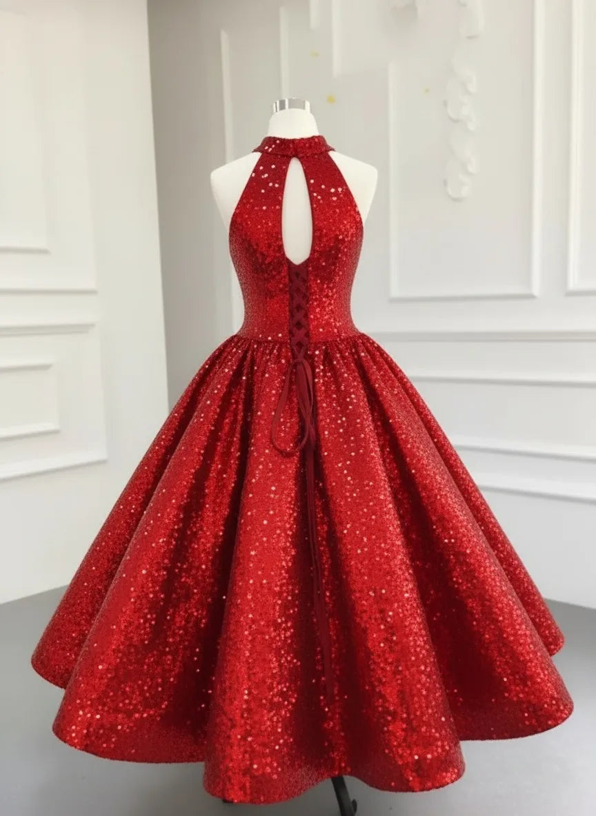 Sparkle Halter Princess Dress for Girls