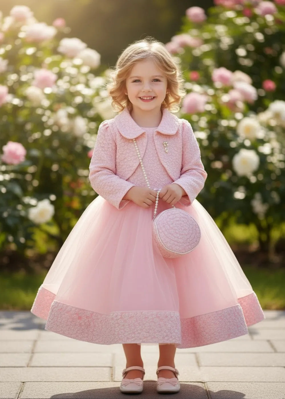 Royal Garden Ceremony and Birthday Formal Dress Ensemble