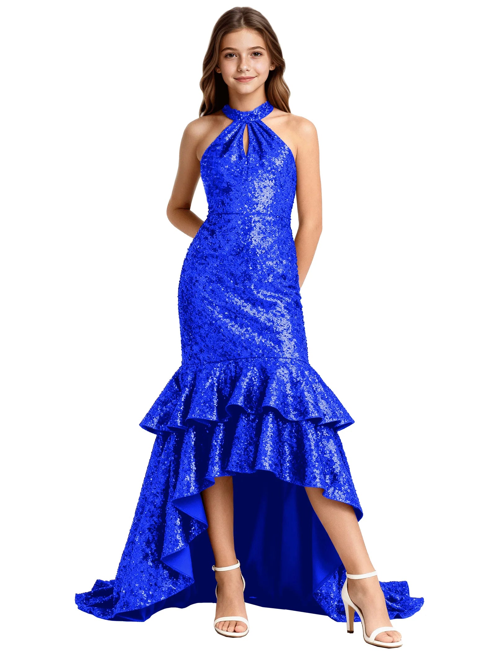 Elegant Party Dress for Girls With Glitter and Flare