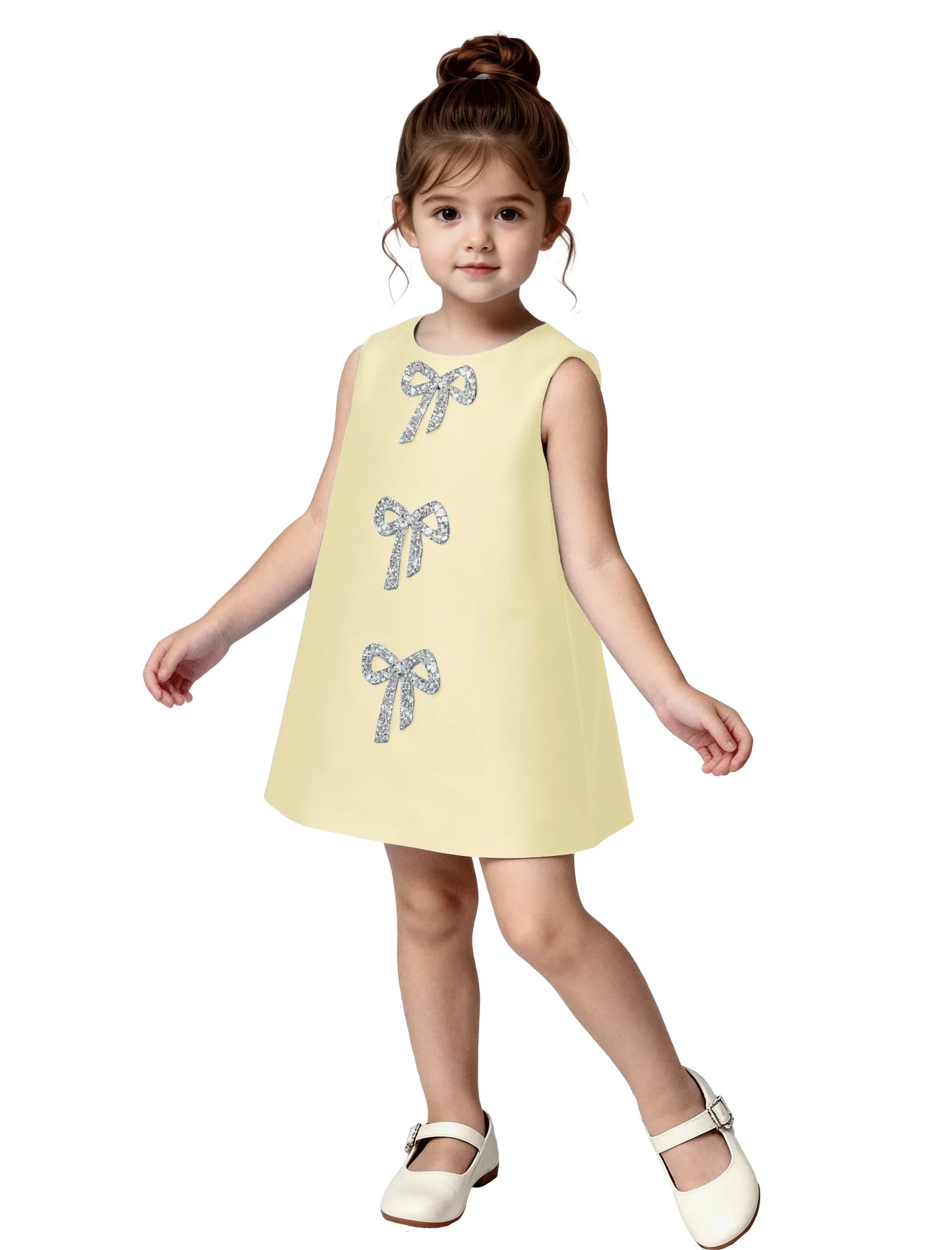 Vestido de princesa sin mangas de encaje