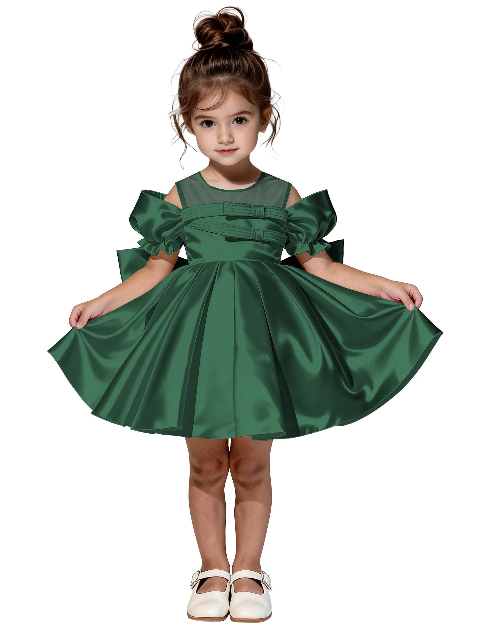 Vestido de princesa sin mangas de encaje