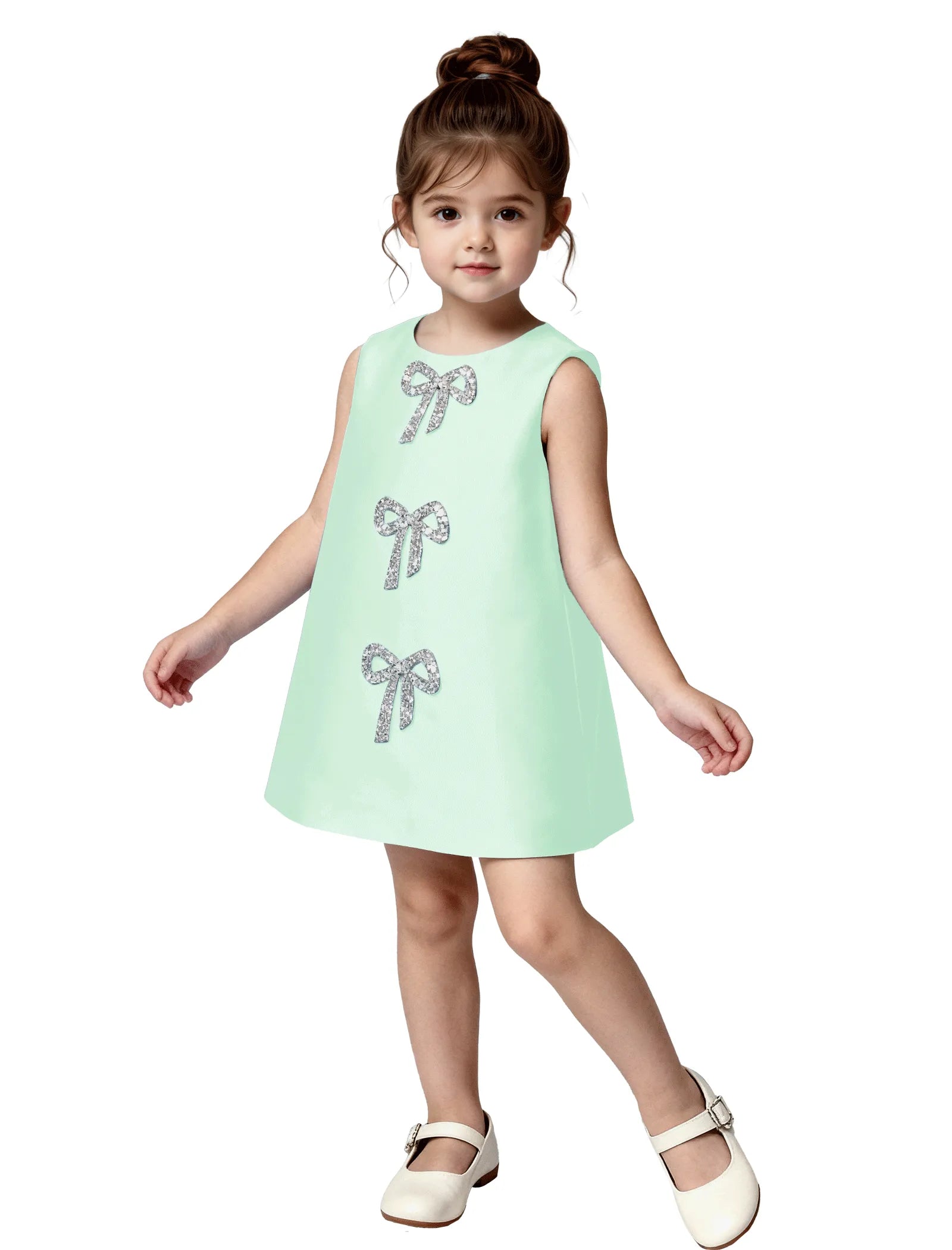 Vestido de princesa sin mangas de encaje
