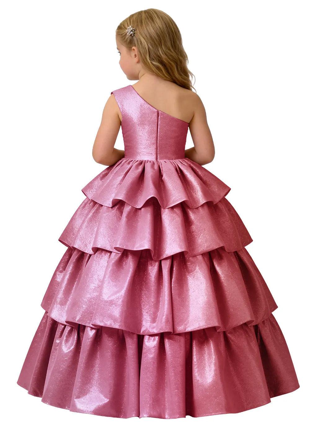 Vestido de princesa sin mangas de encaje
