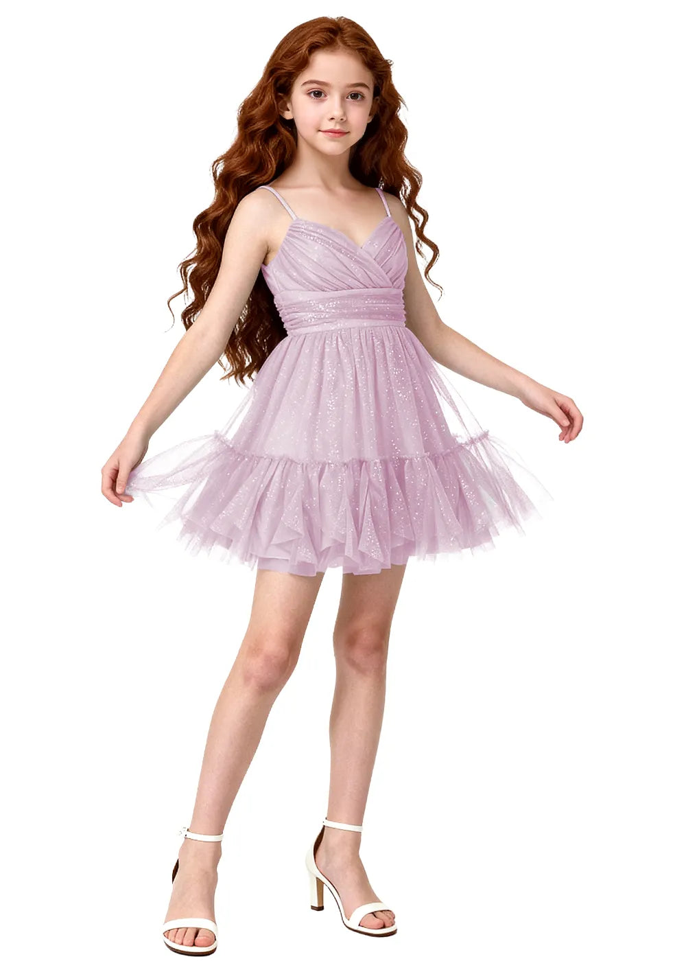 Aurora Ruched Tulle Mini Dress