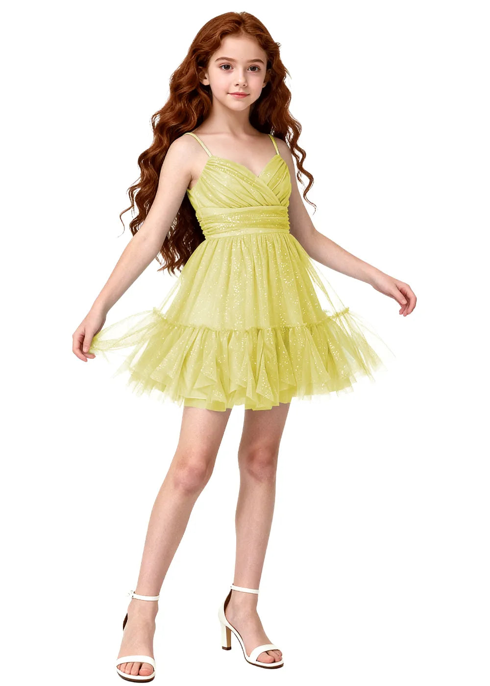 Aurora Ruched Tulle Mini Dress