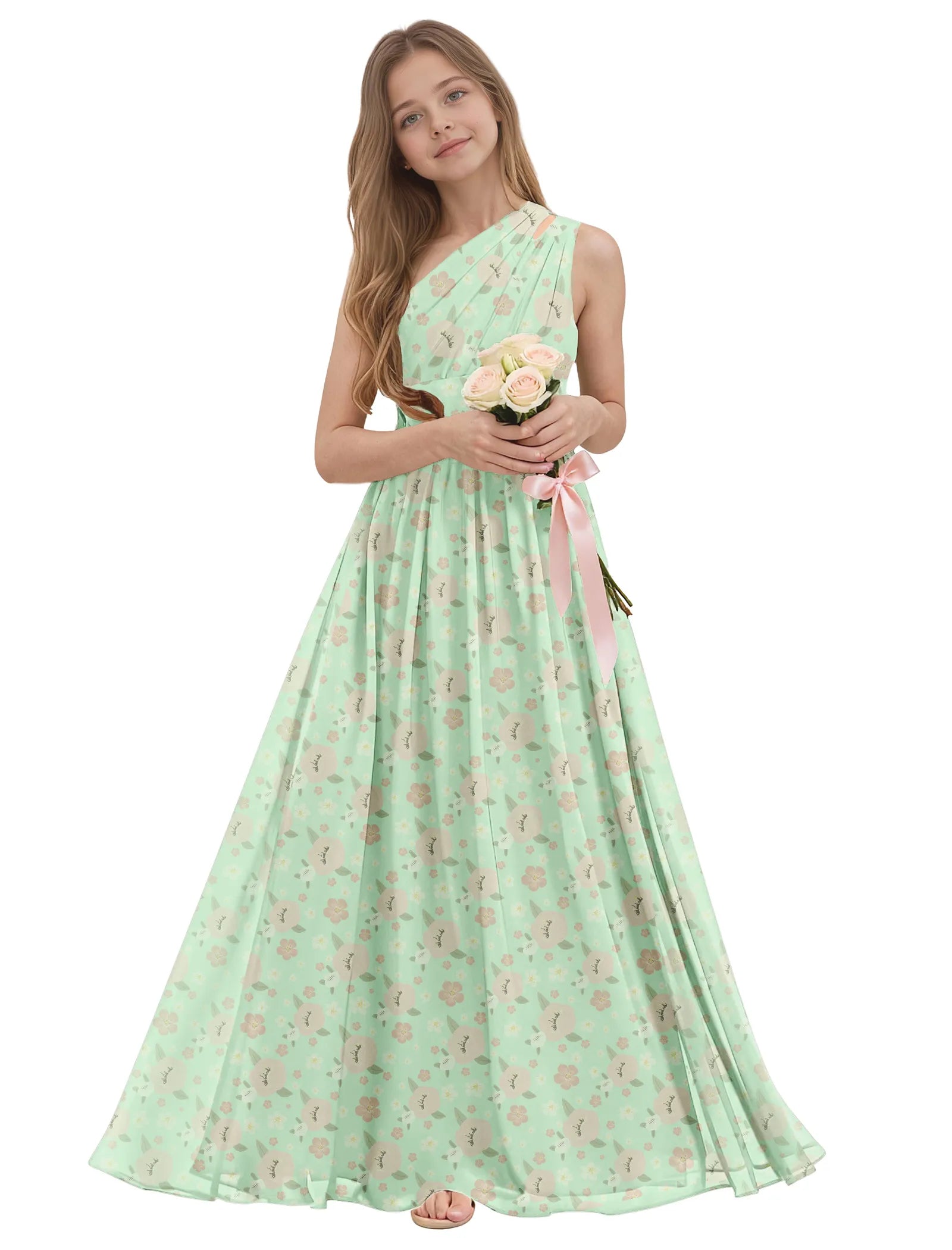 Grace in Bloom Tween Floral Occasion Gown