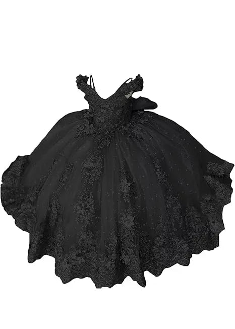 Aurora Garden Lace-Up Floral Princess Dress
