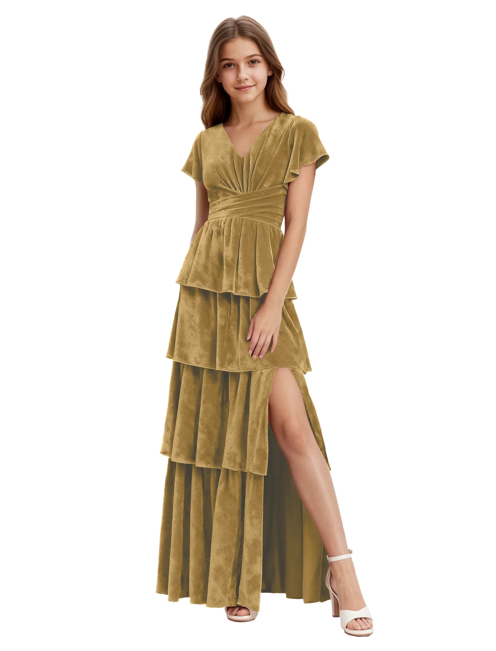 Spitzenkleid mit schulterfreiem Design