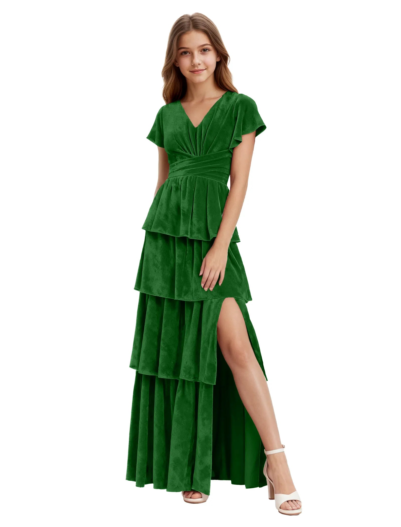 Spitzenkleid mit schulterfreiem Design