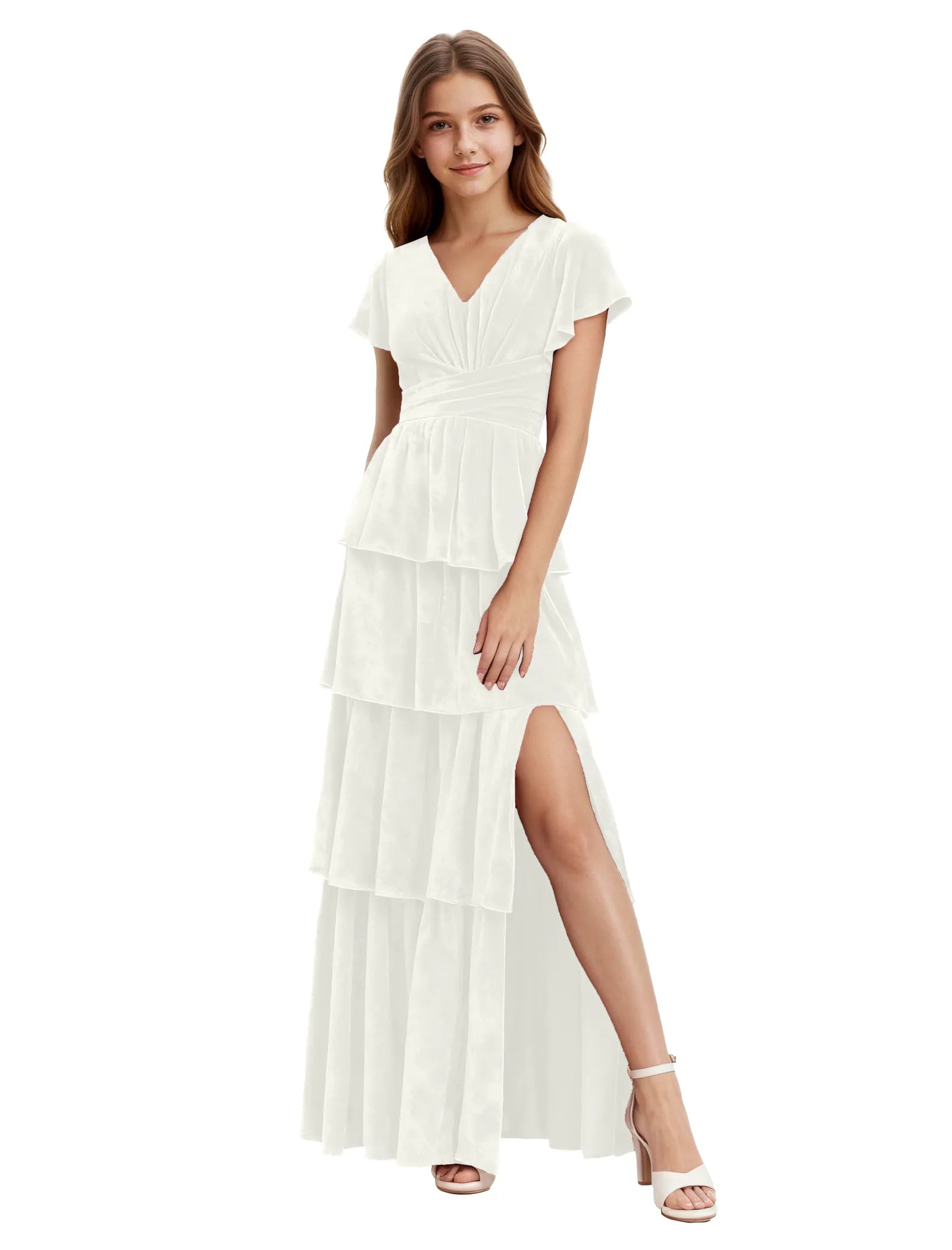 Elegant Velvet Special Occasion Dress