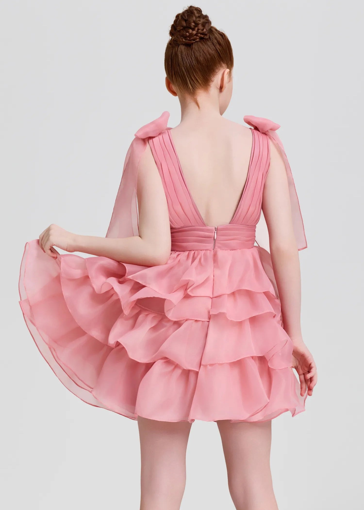 Playful Tiered Organza Dress