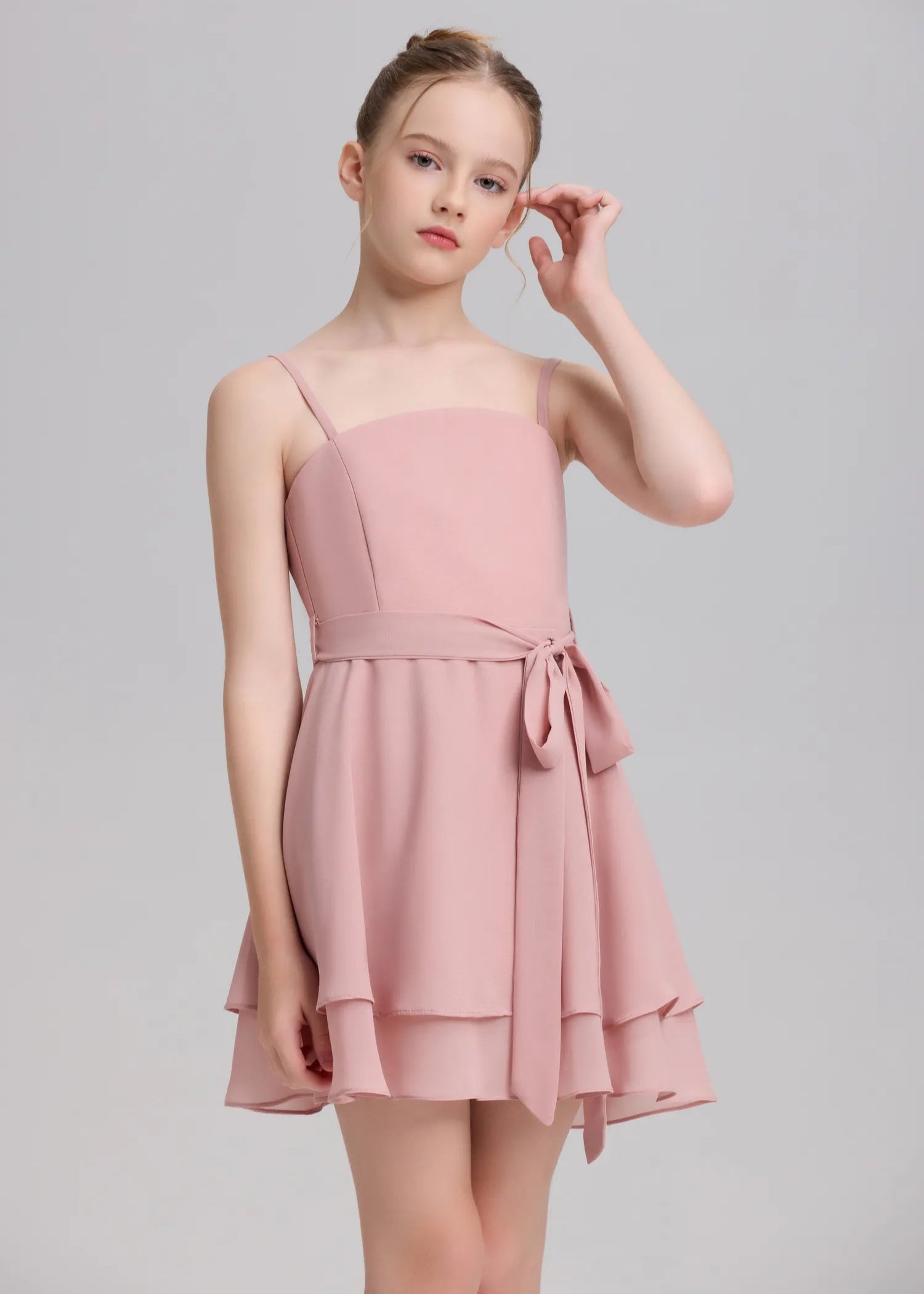 Layered Chiffon Party Dress