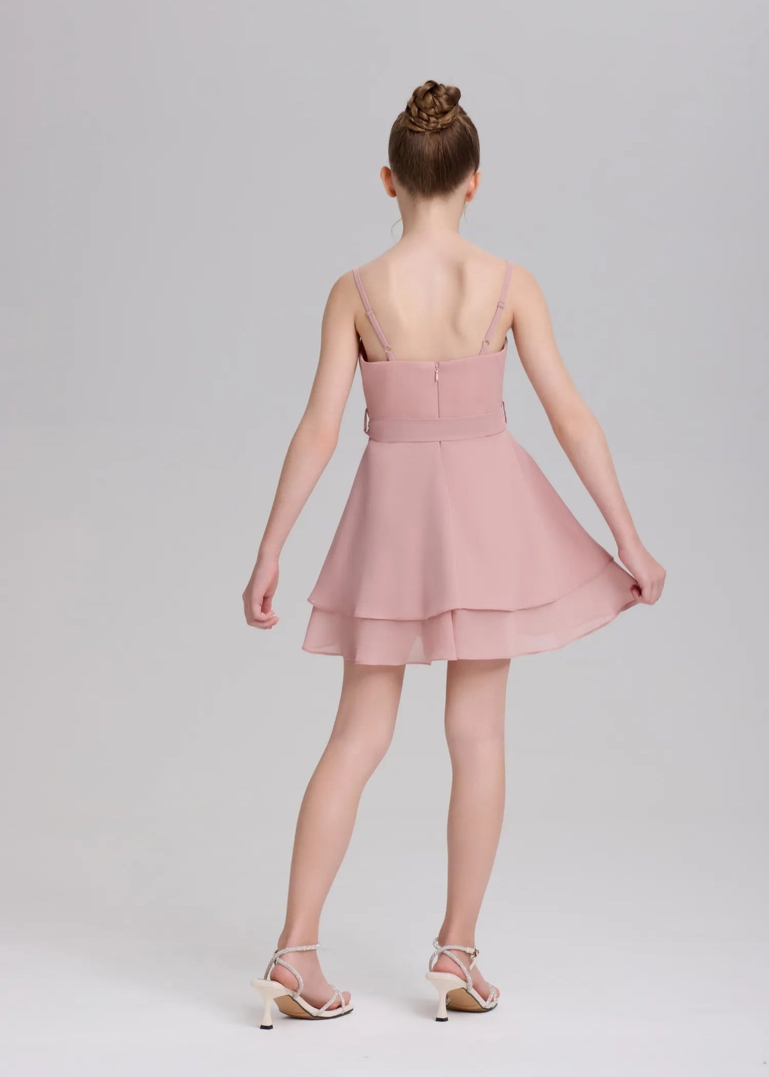 Layered Chiffon Party Dress