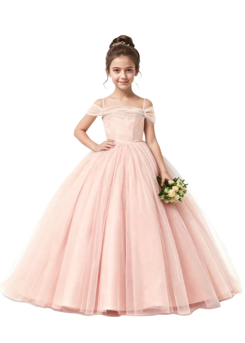 Rosy Dream Flower Girl Dress