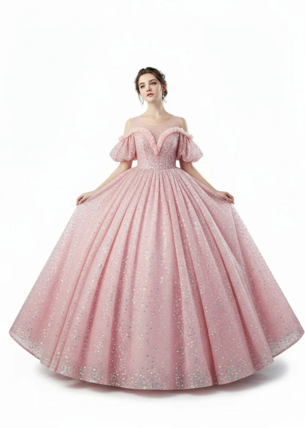 Galaxy Whisper Evening Dress