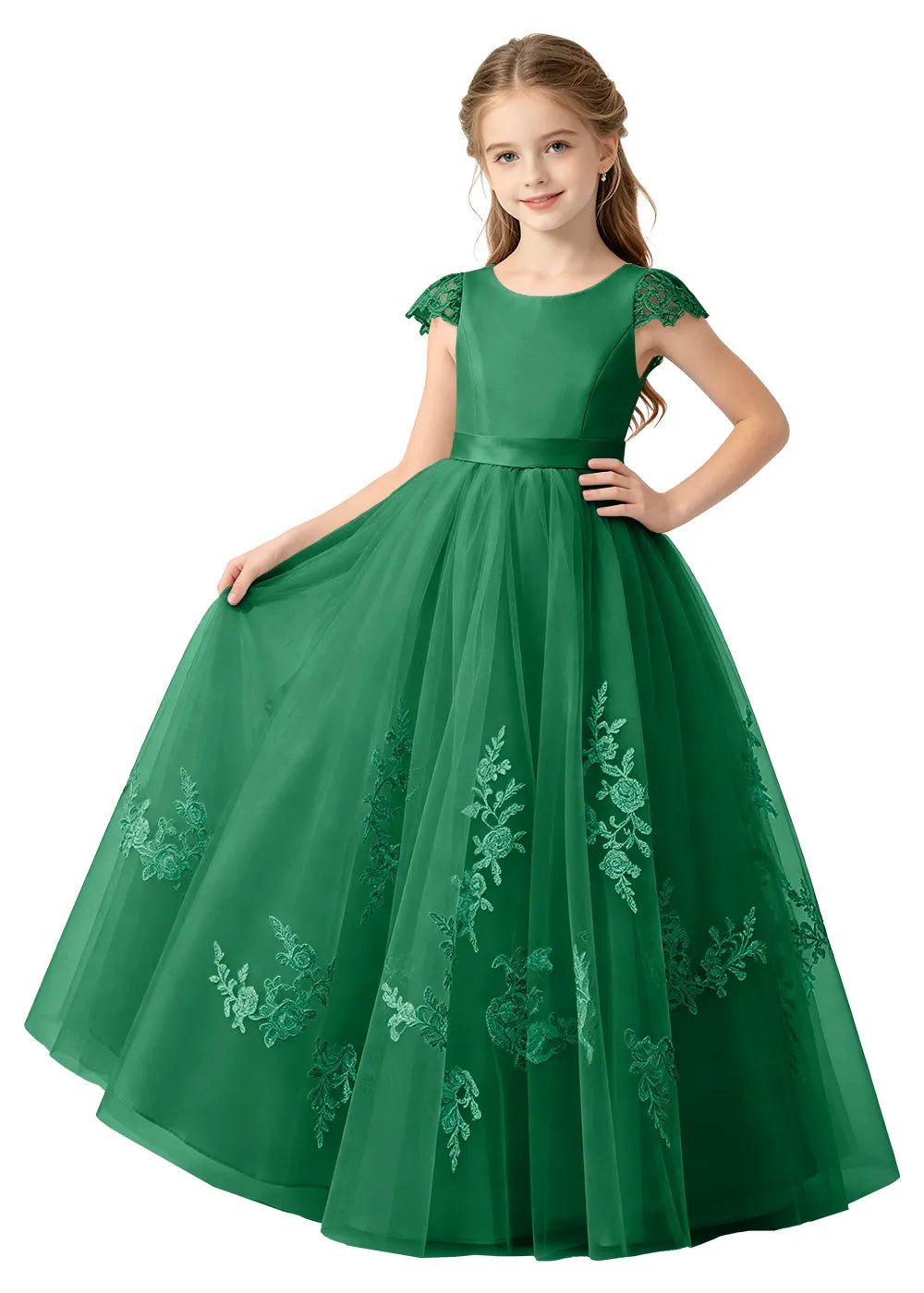Spitzenkleid mit schulterfreiem Design