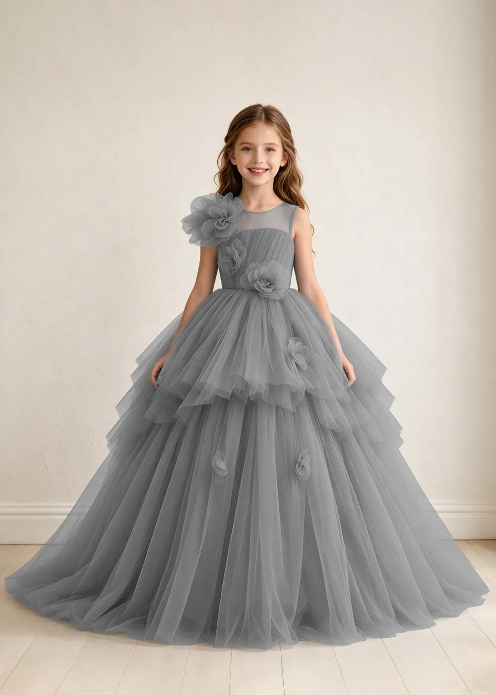 Spitzenkleid mit schulterfreiem Design