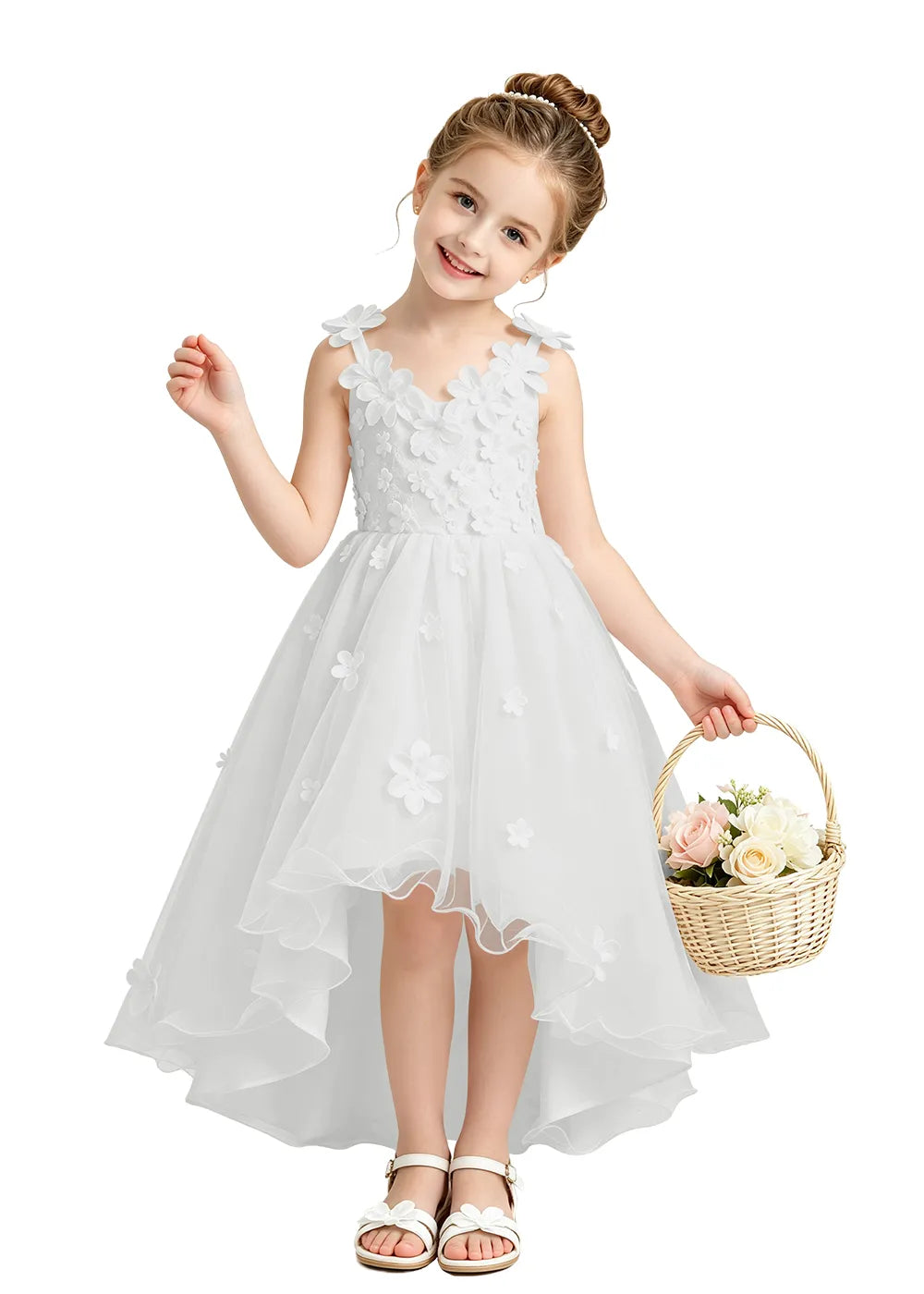Spitzenkleid mit schulterfreiem Design