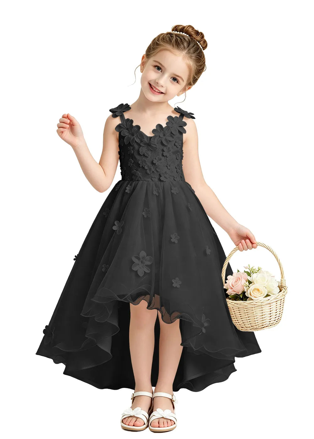 Spitzenkleid mit schulterfreiem Design