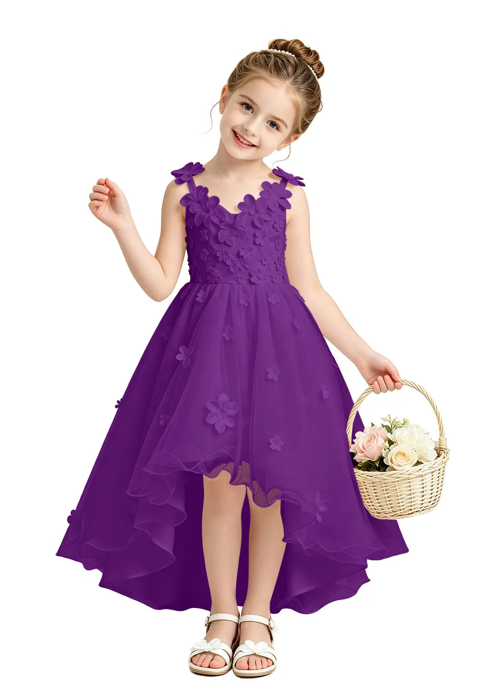 Spitzenkleid mit schulterfreiem Design