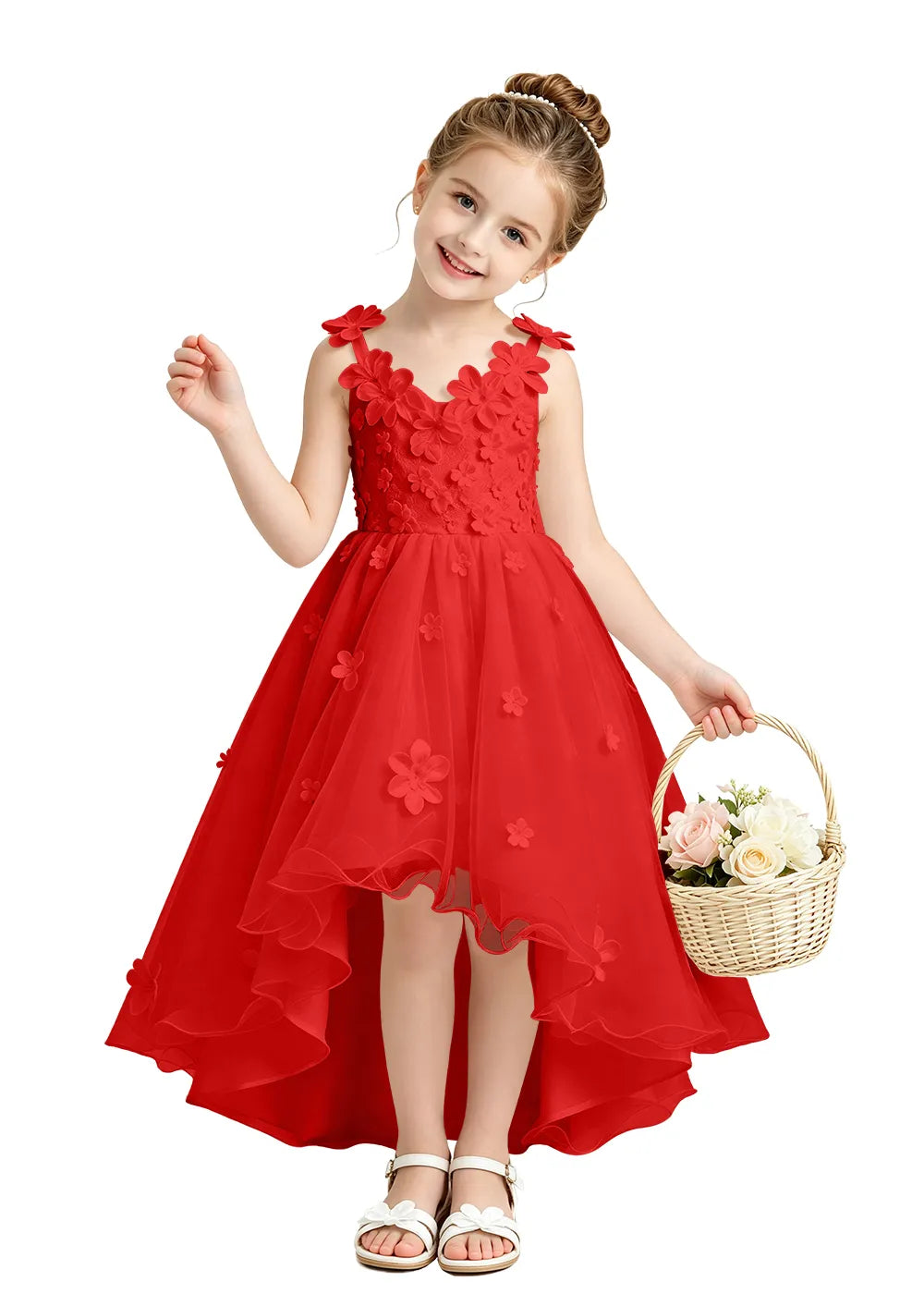 Spitzenkleid mit schulterfreiem Design