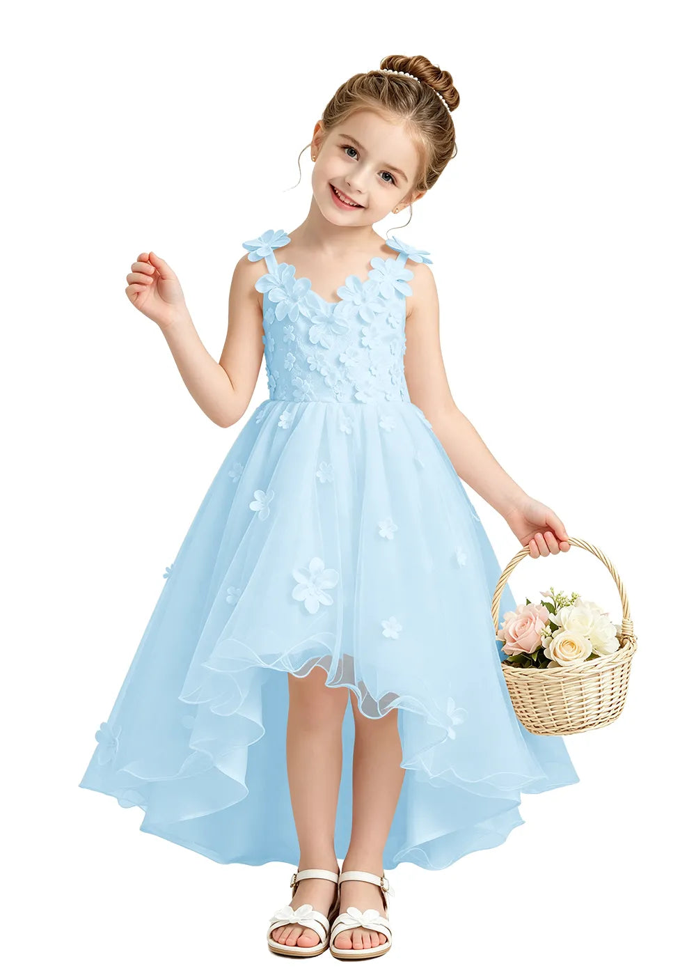 Spitzenkleid mit schulterfreiem Design