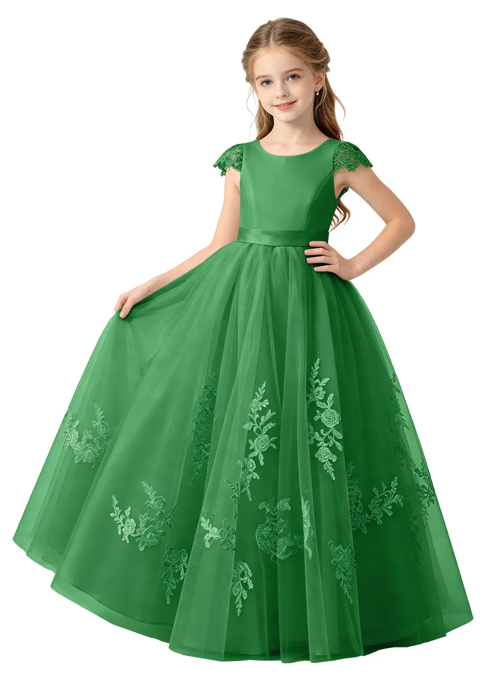 Spitzenkleid mit schulterfreiem Design