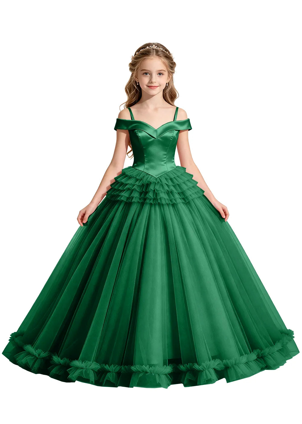Spitzenkleid mit schulterfreiem Design