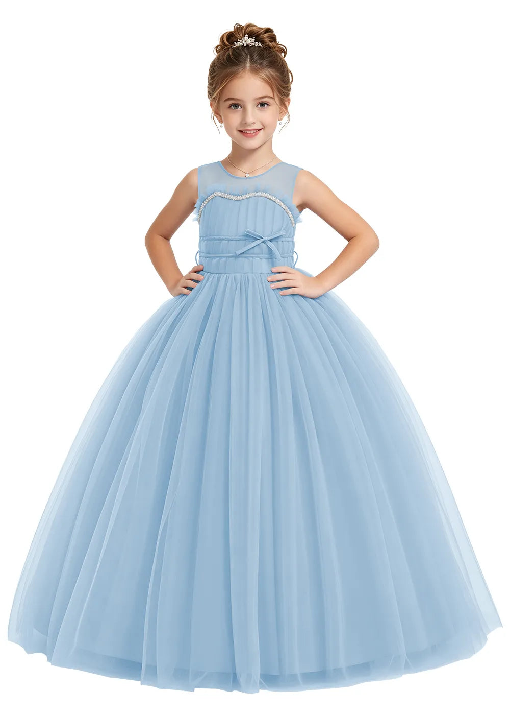 Spitzenkleid mit schulterfreiem Design