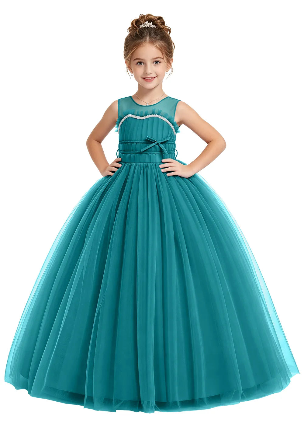 Spitzenkleid mit schulterfreiem Design