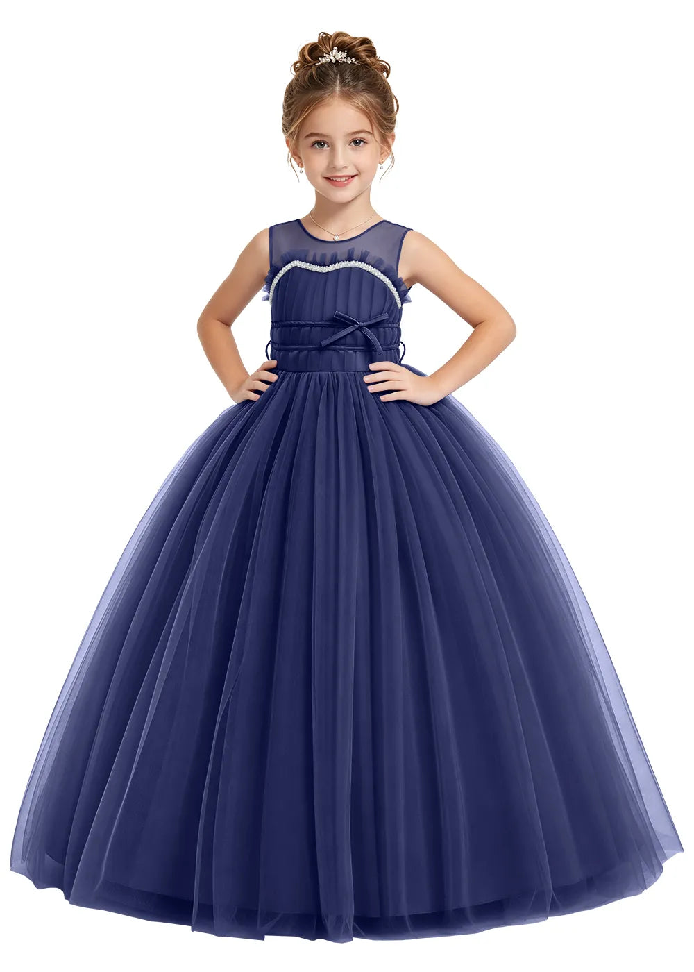 Spitzenkleid mit schulterfreiem Design