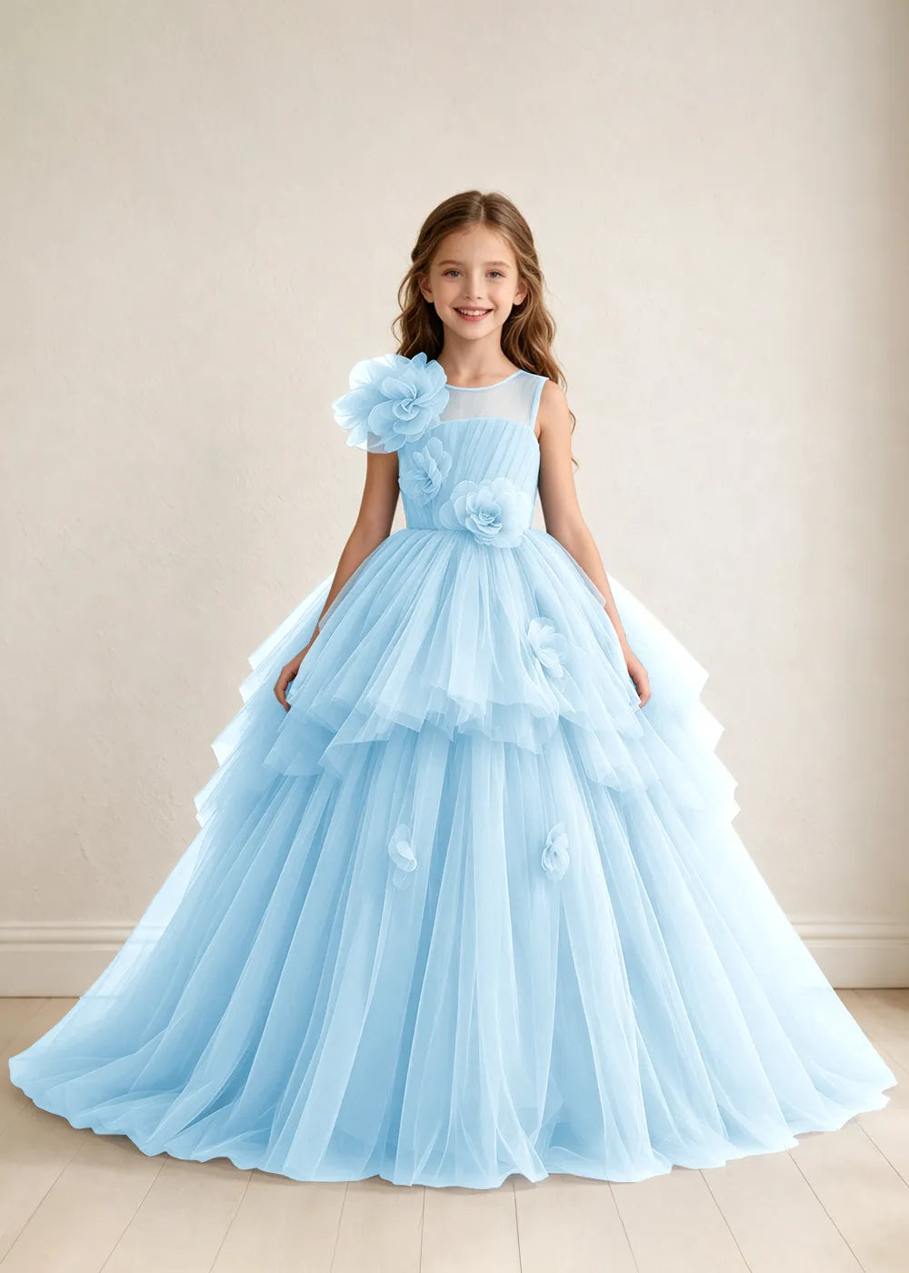 Spitzenkleid mit schulterfreiem Design