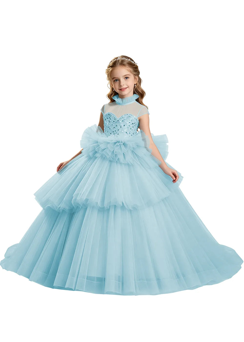 Majestic Cupcake Ruffle Princess Dress
